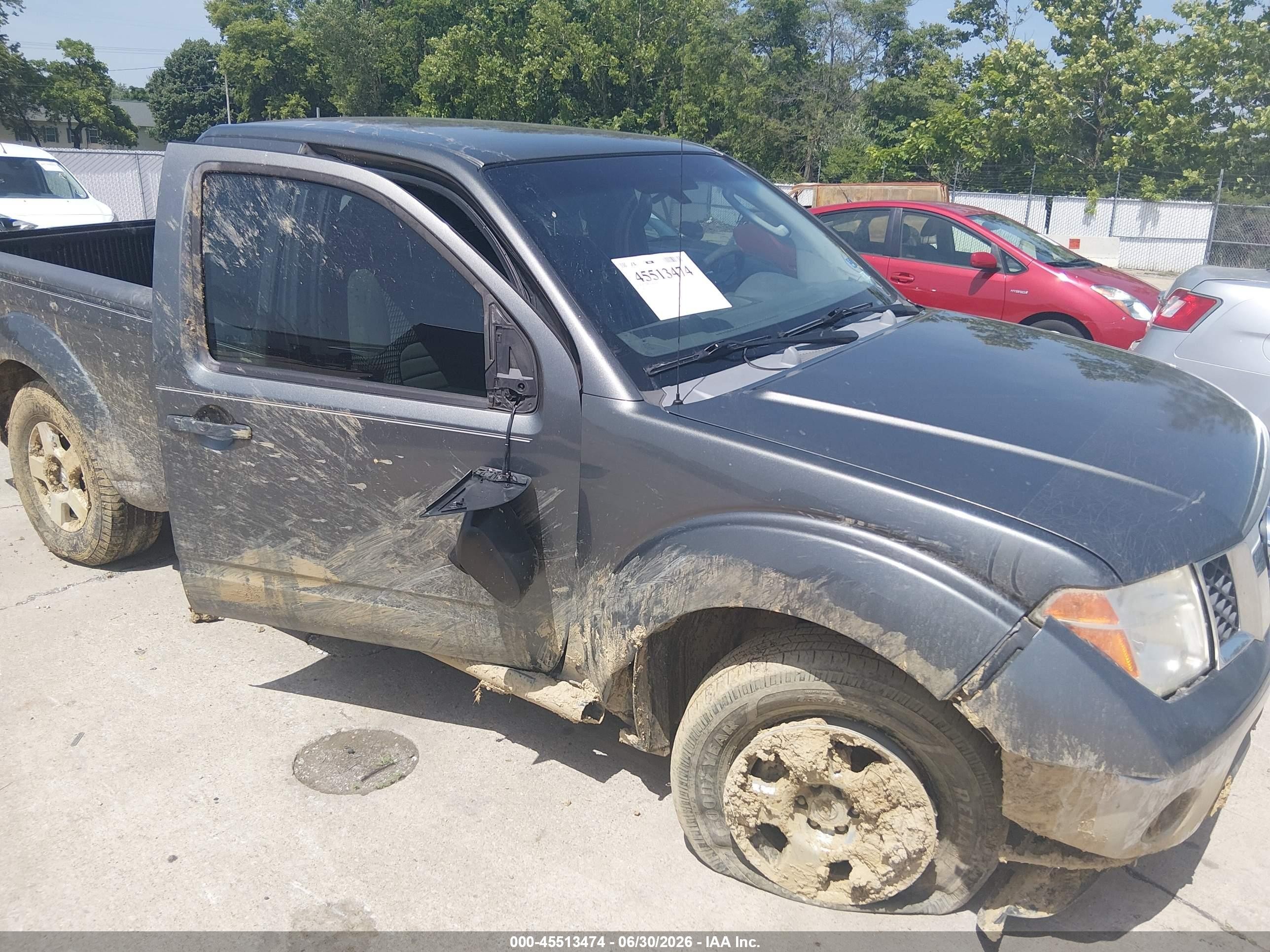 2006 Nissan Frontier Se Gray vin: 1N6AD06U26C406126