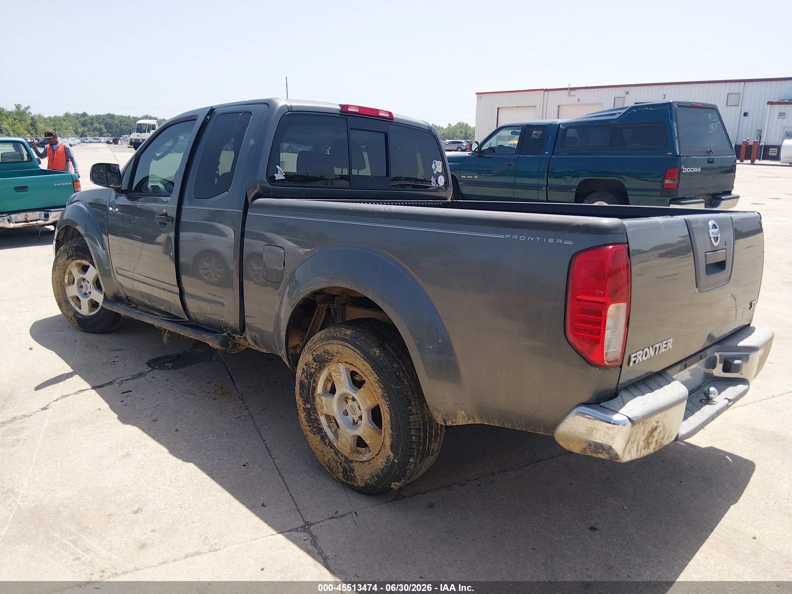 2006 Nissan Frontier Se Gray vin: 1N6AD06U26C406126