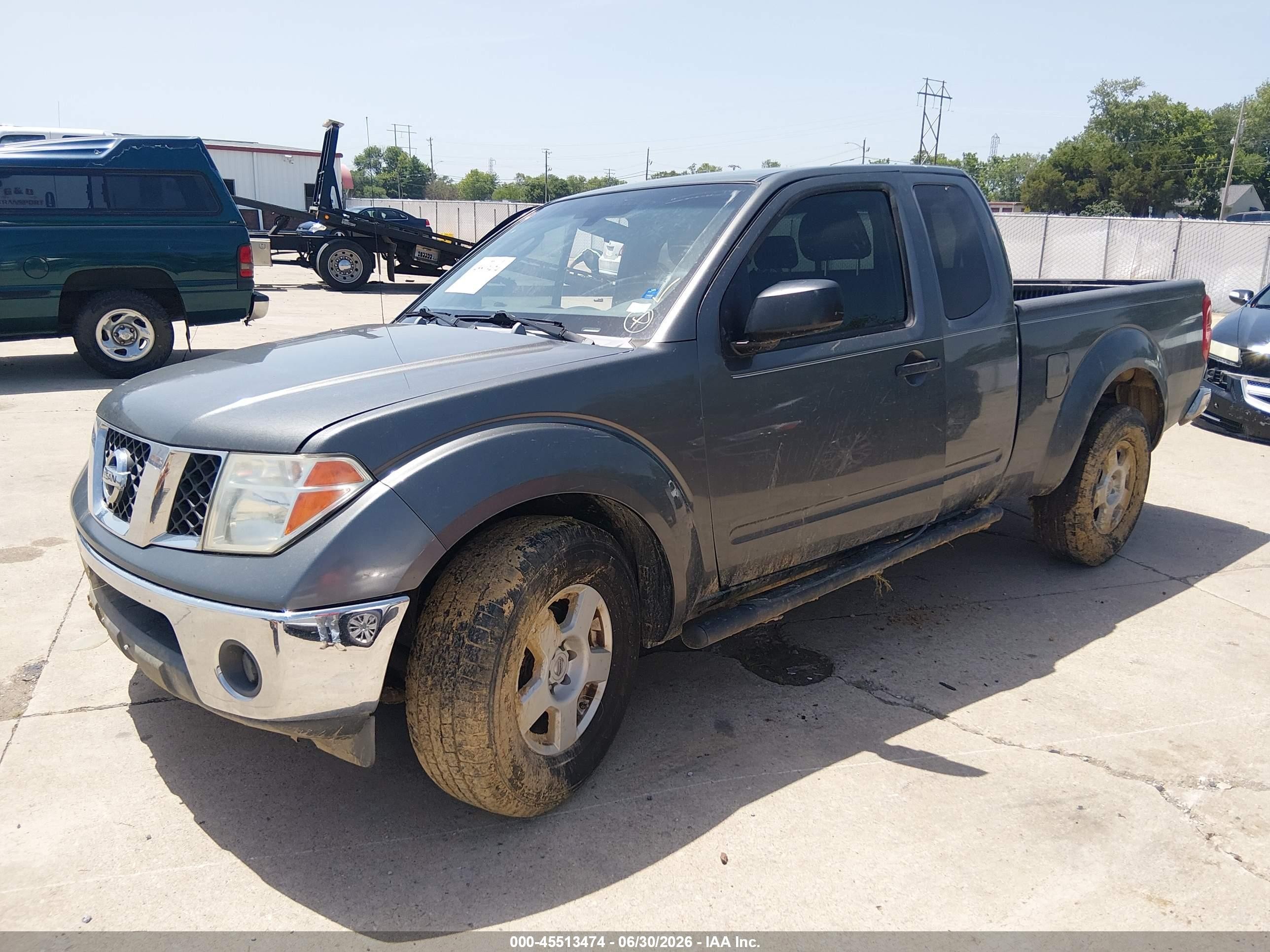 2006 Nissan Frontier Se Gray vin: 1N6AD06U26C406126