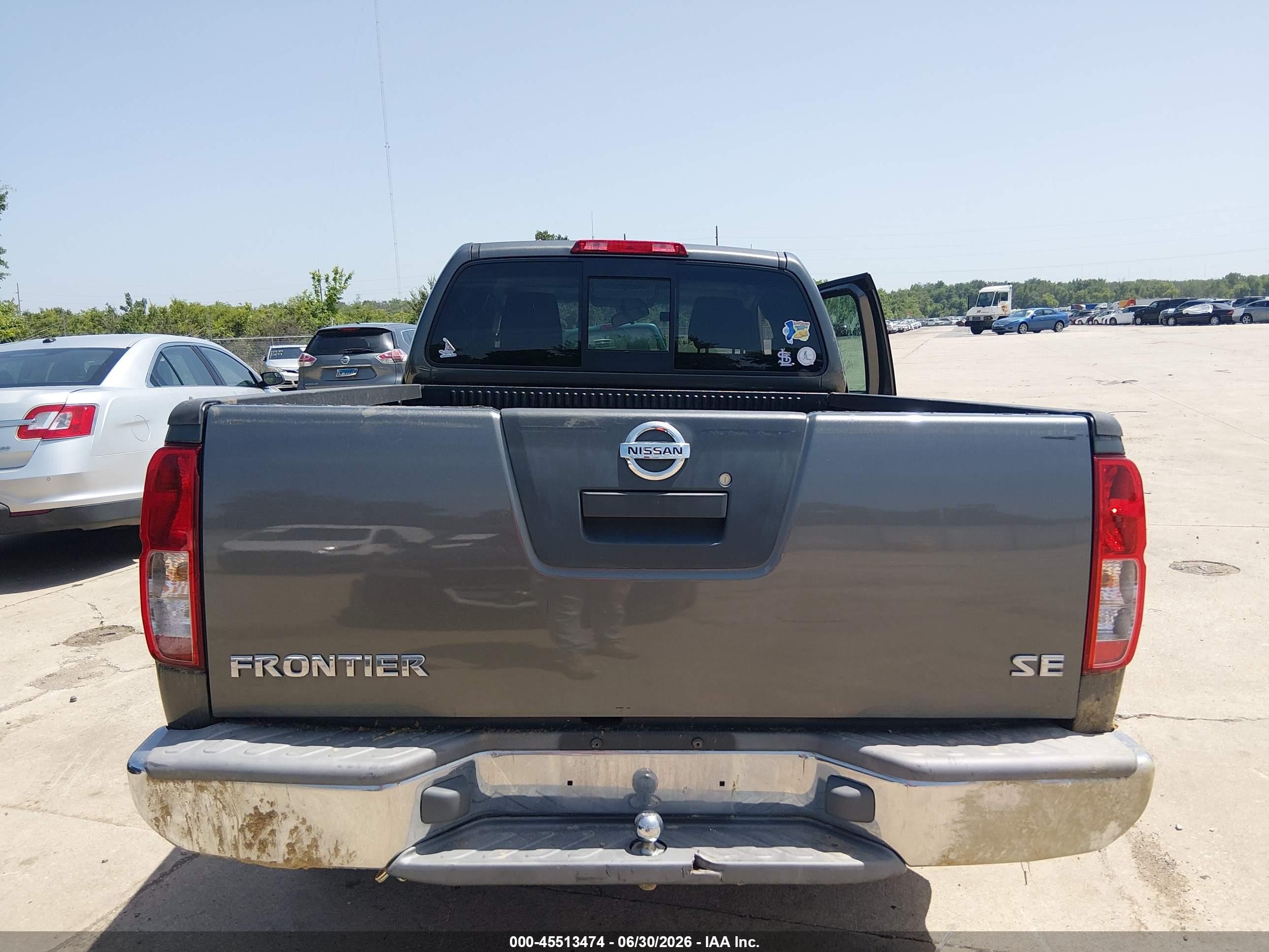 2006 Nissan Frontier Se Gray vin: 1N6AD06U26C406126