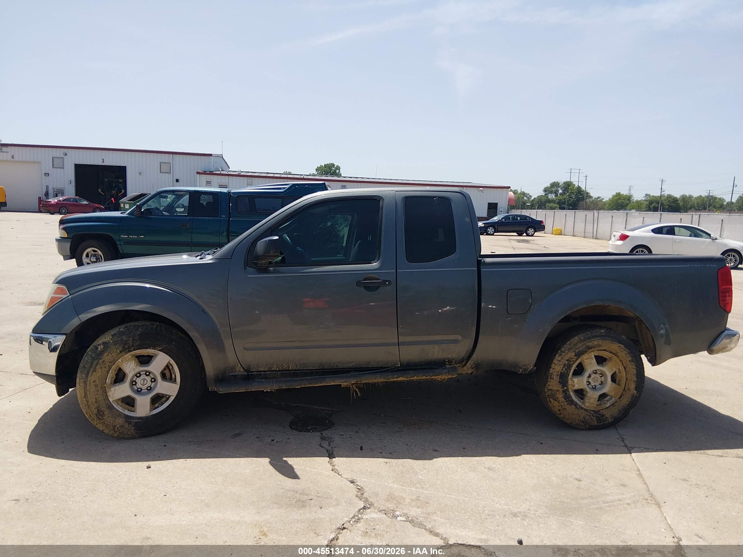 2006 Nissan Frontier Se Gray vin: 1N6AD06U26C406126