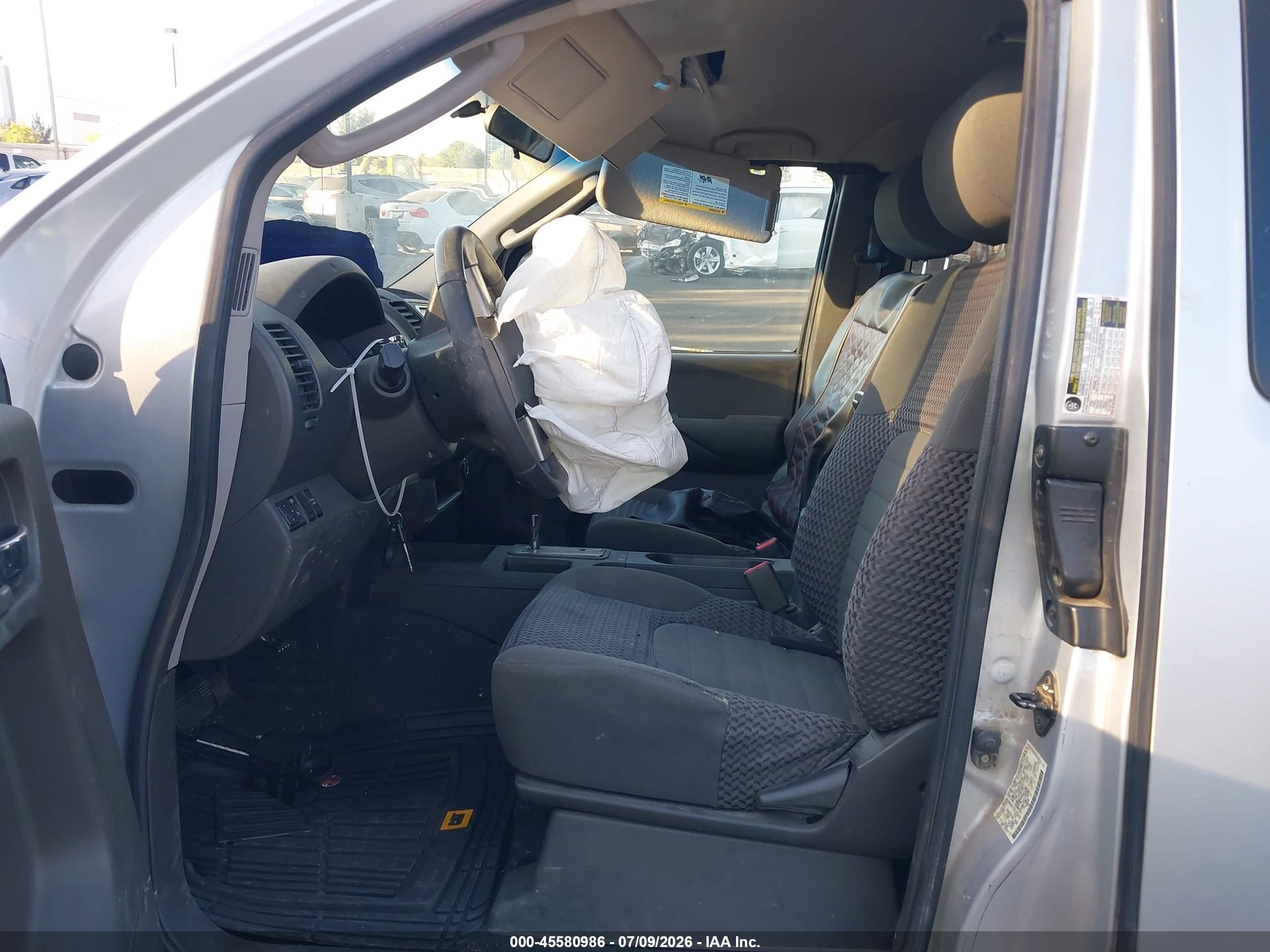 2007 Nissan Frontier Se Silver vin: 1N6AD06U27C418309