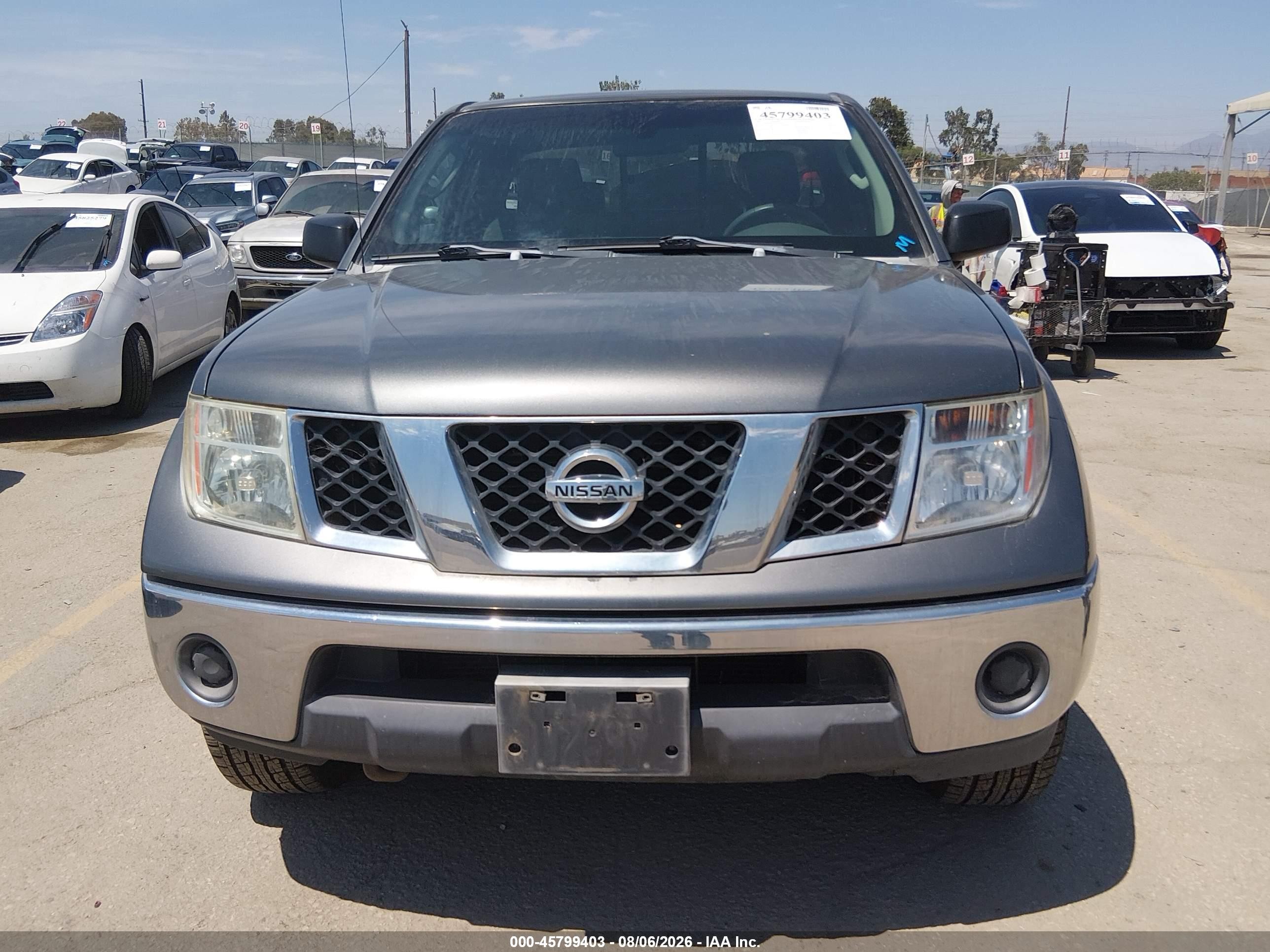 2007 Nissan Frontier Se Gray vin: 1N6AD06U27C434316