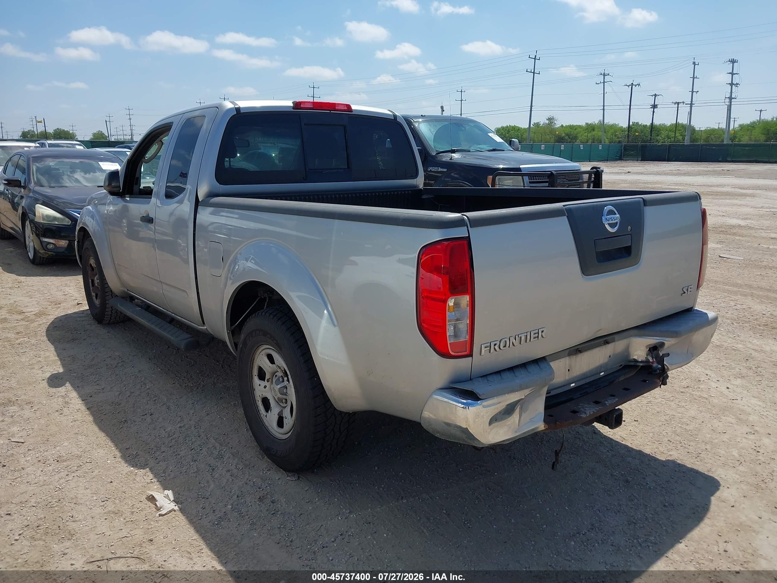 2007 Nissan Frontier Se Silver vin: 1N6AD06U27C456106