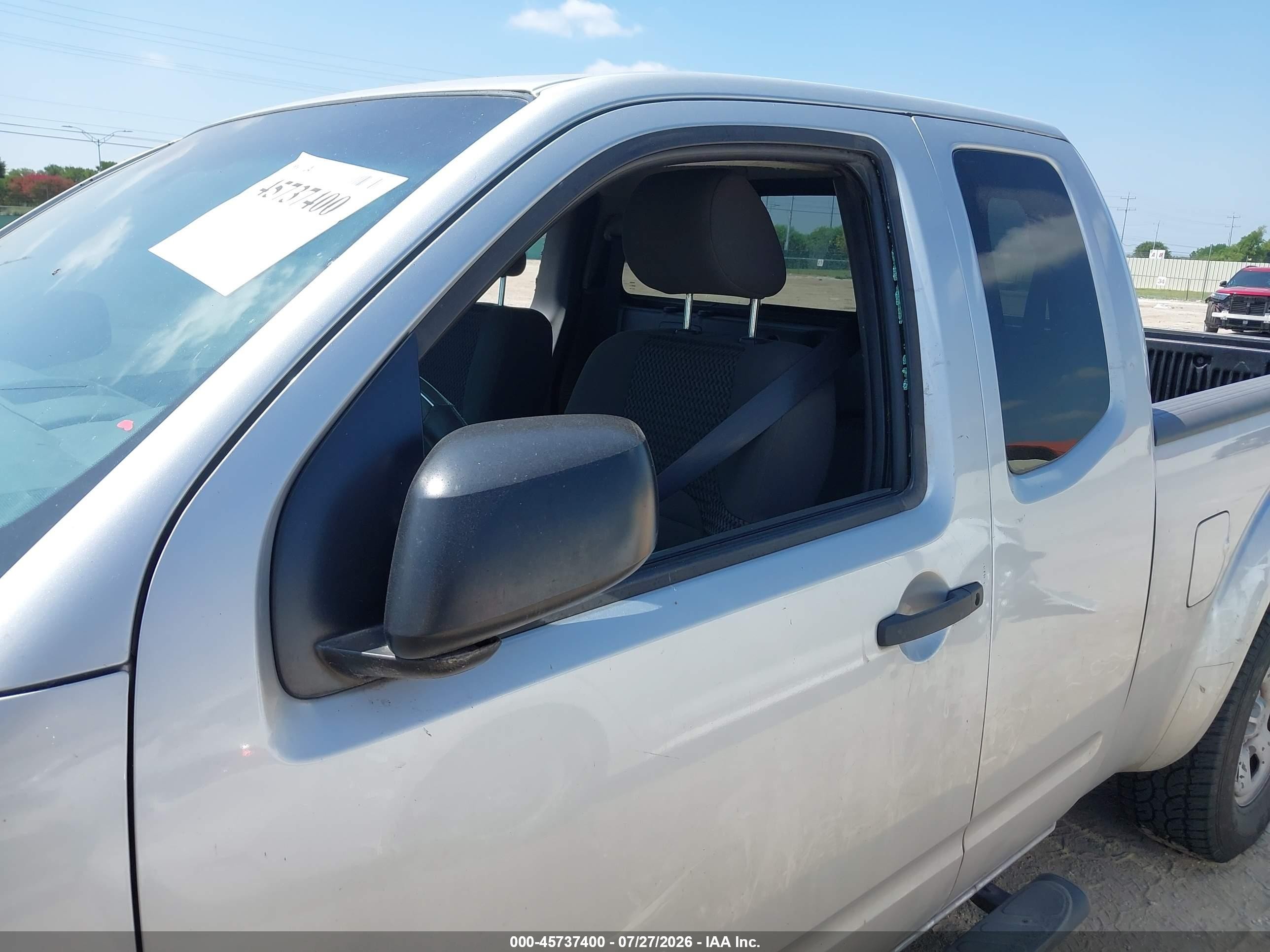 2007 Nissan Frontier Se Silver vin: 1N6AD06U27C456106