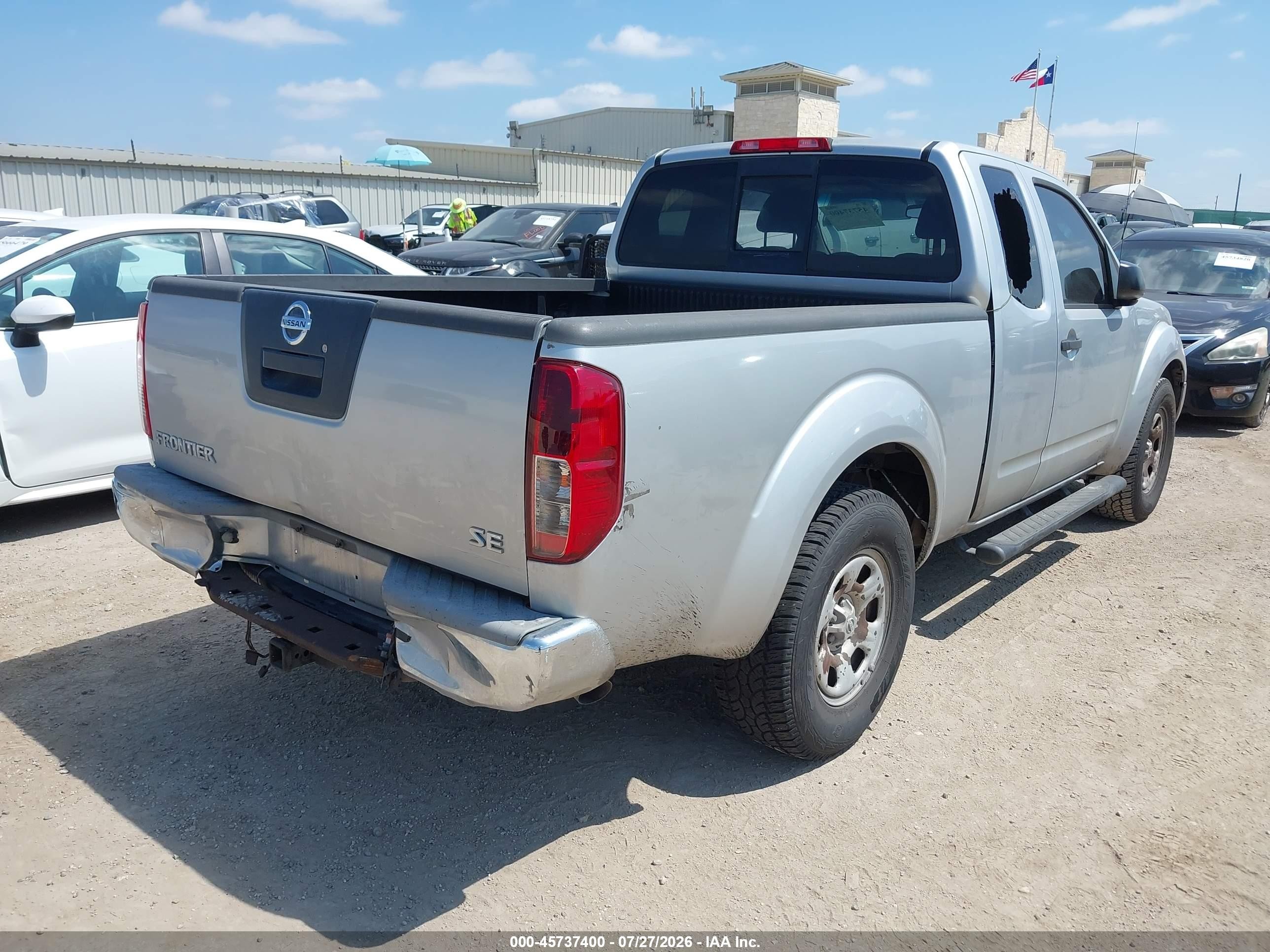 2007 Nissan Frontier Se Silver vin: 1N6AD06U27C456106