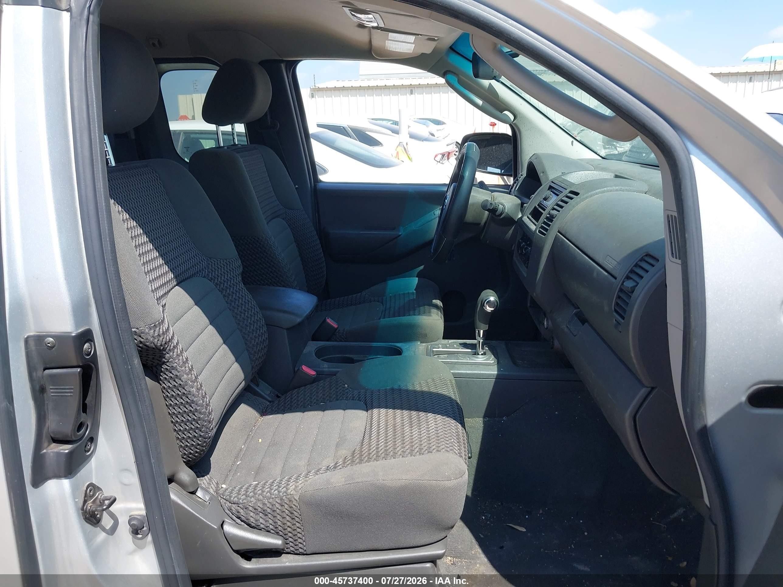 2007 Nissan Frontier Se Silver vin: 1N6AD06U27C456106