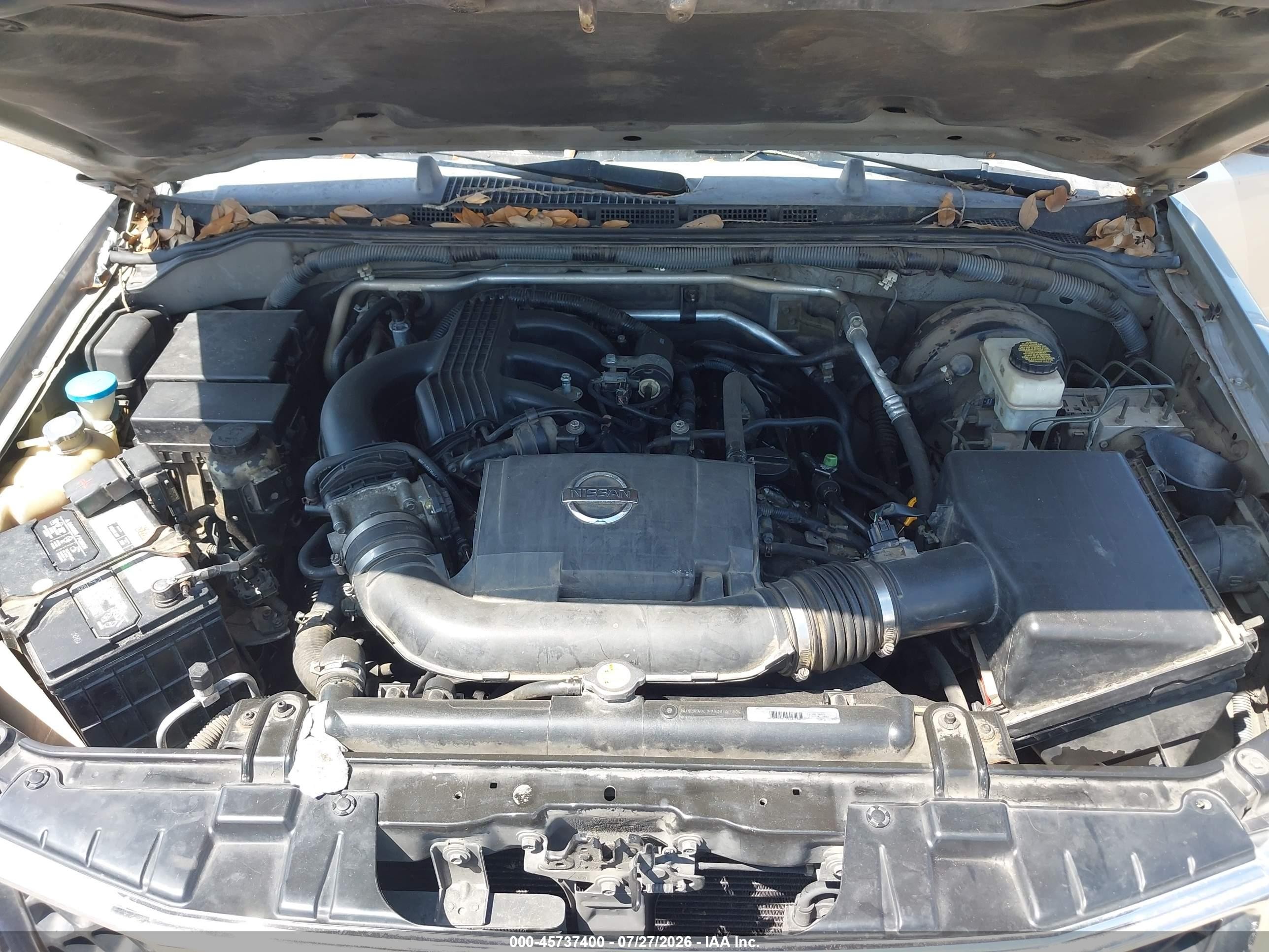 2007 Nissan Frontier Se Silver vin: 1N6AD06U27C456106