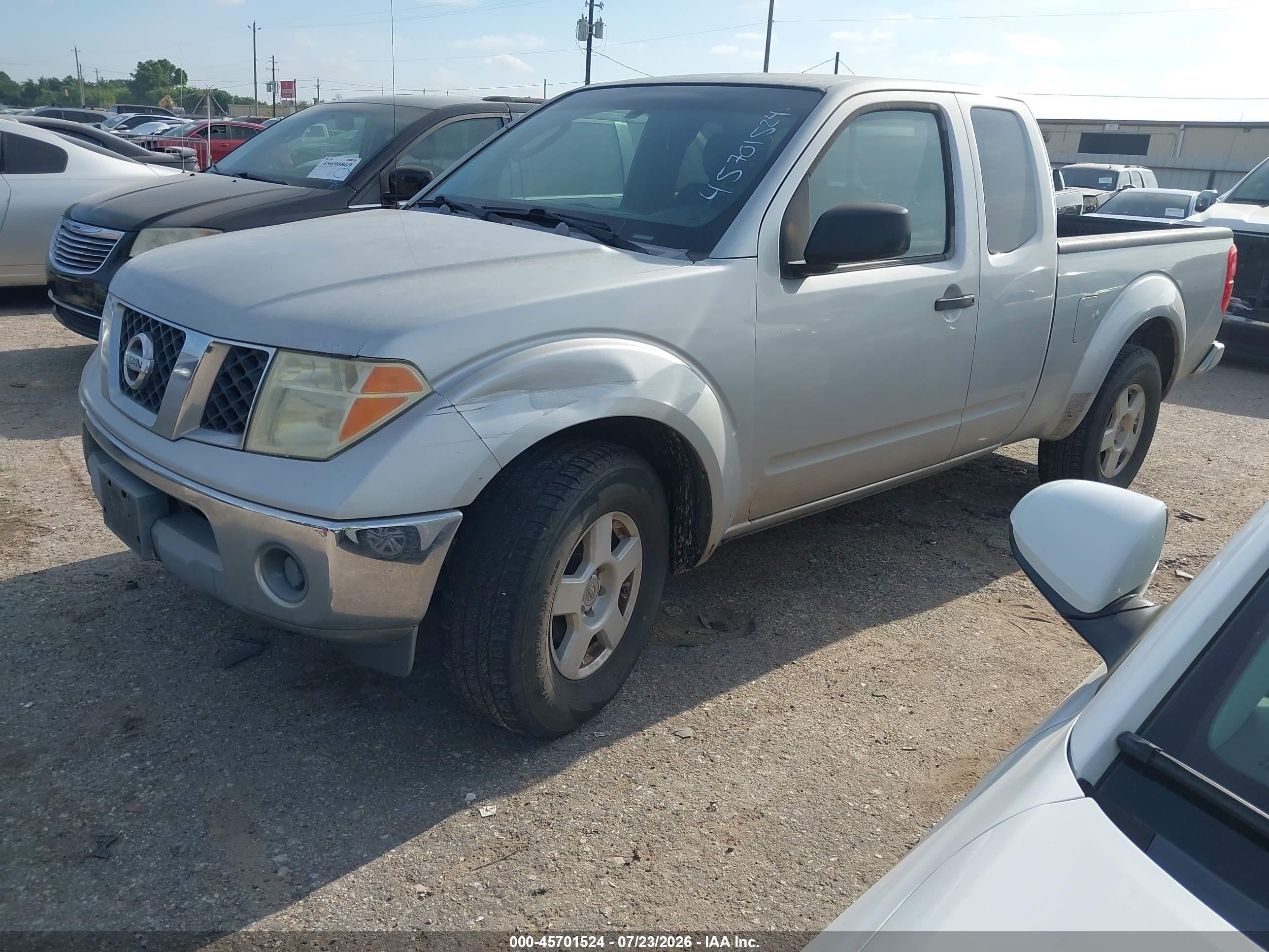 2006 Nissan Frontier Se Серебряный vin: 1N6AD06U36C429222