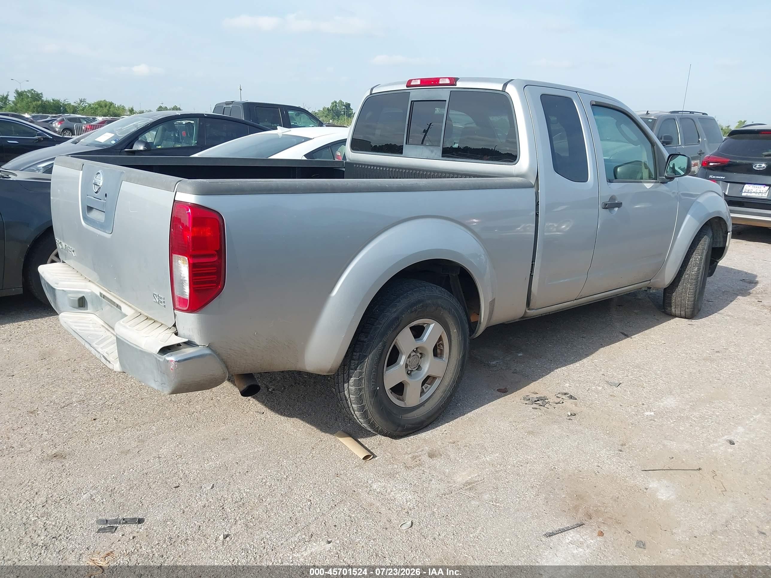 2006 Nissan Frontier Se Серебряный vin: 1N6AD06U36C429222