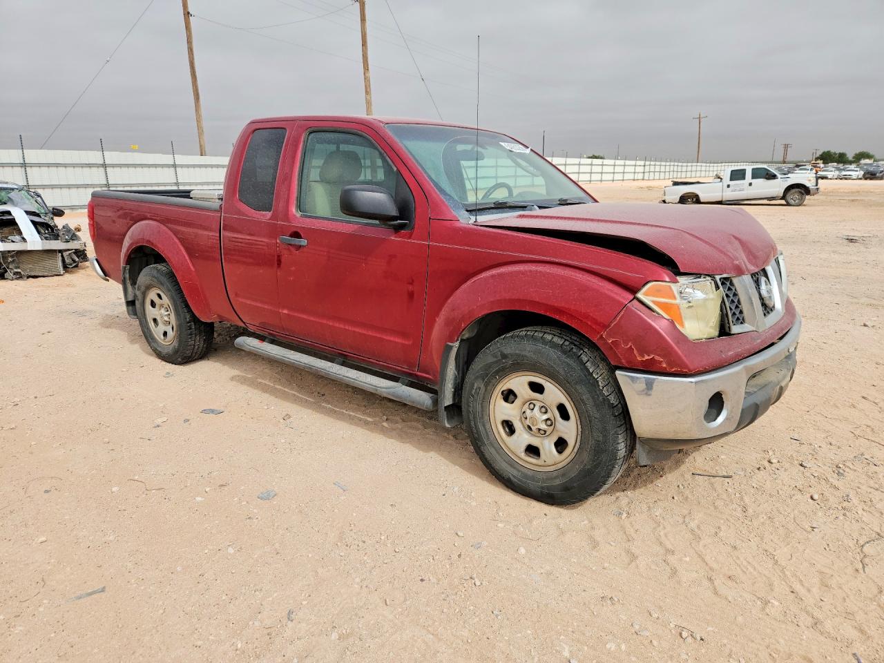 2007 Nissan Frontier King Cab Le Maroon vin: 1N6AD06U37C448743