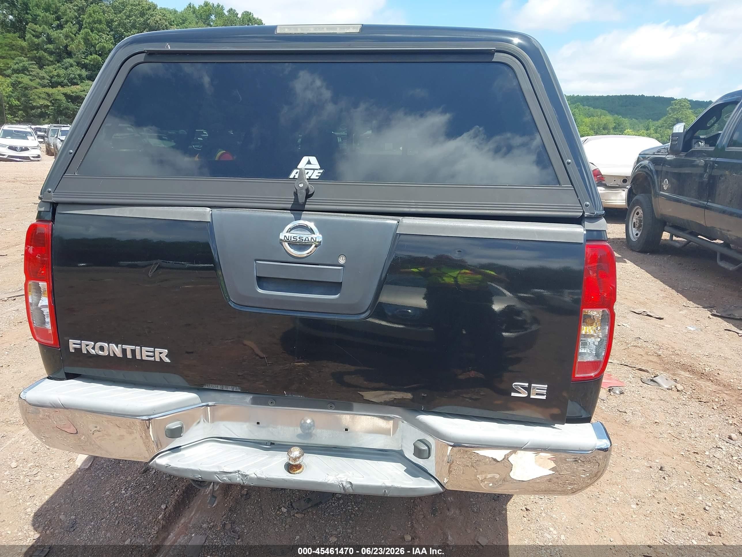 2007 Nissan Frontier Se Черный vin: 1N6AD06U37C466739