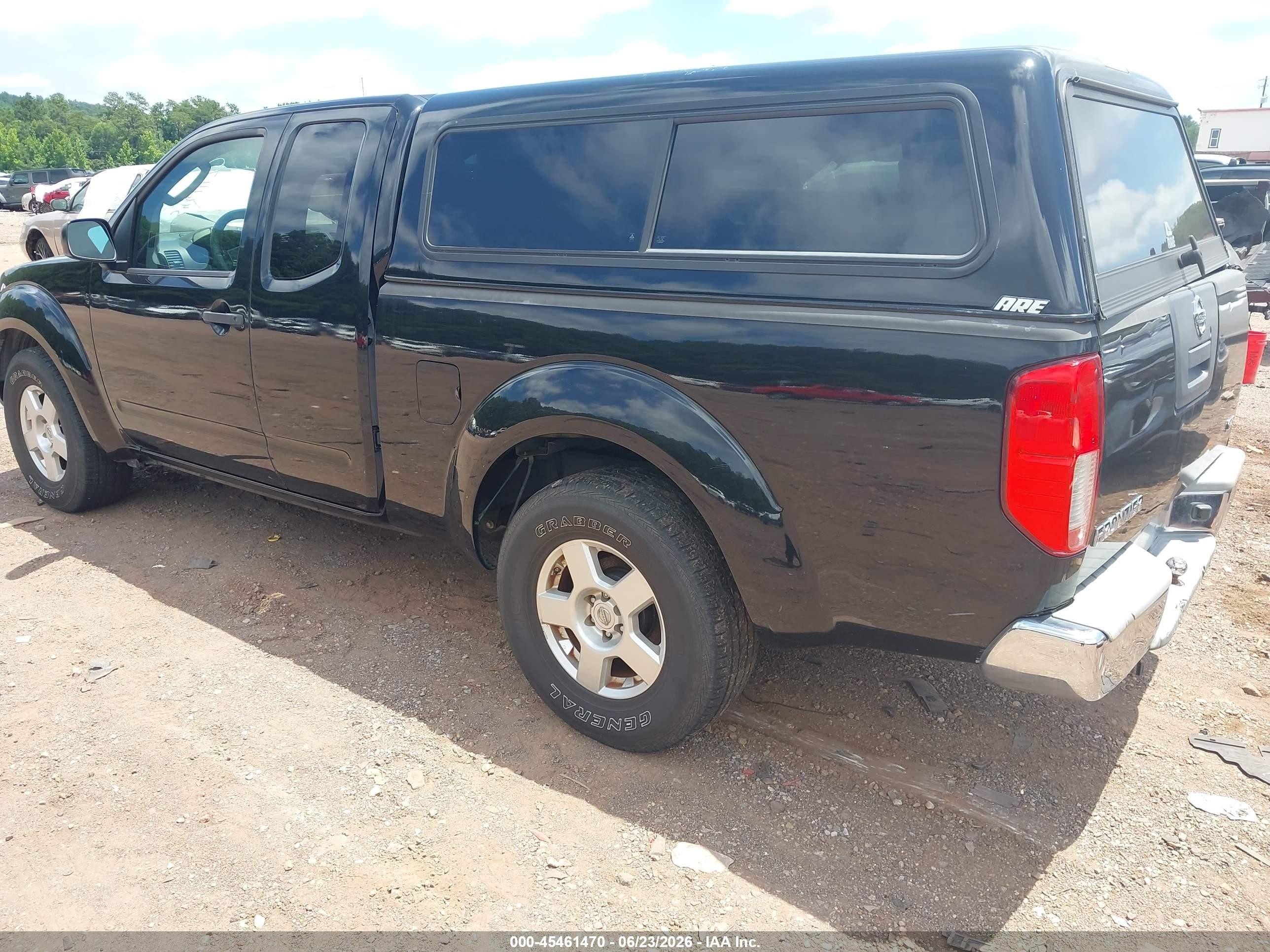 2007 Nissan Frontier Se Черный vin: 1N6AD06U37C466739