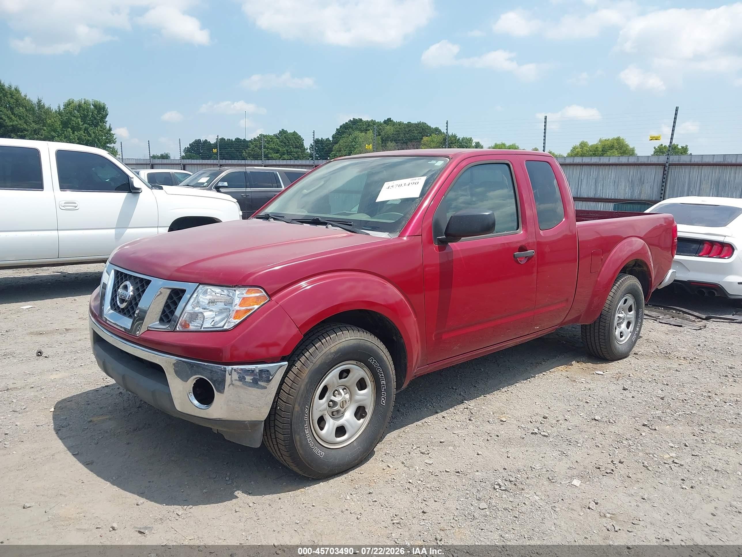2009 Nissan Frontier Se Красный vin: 1N6AD06U39C418399