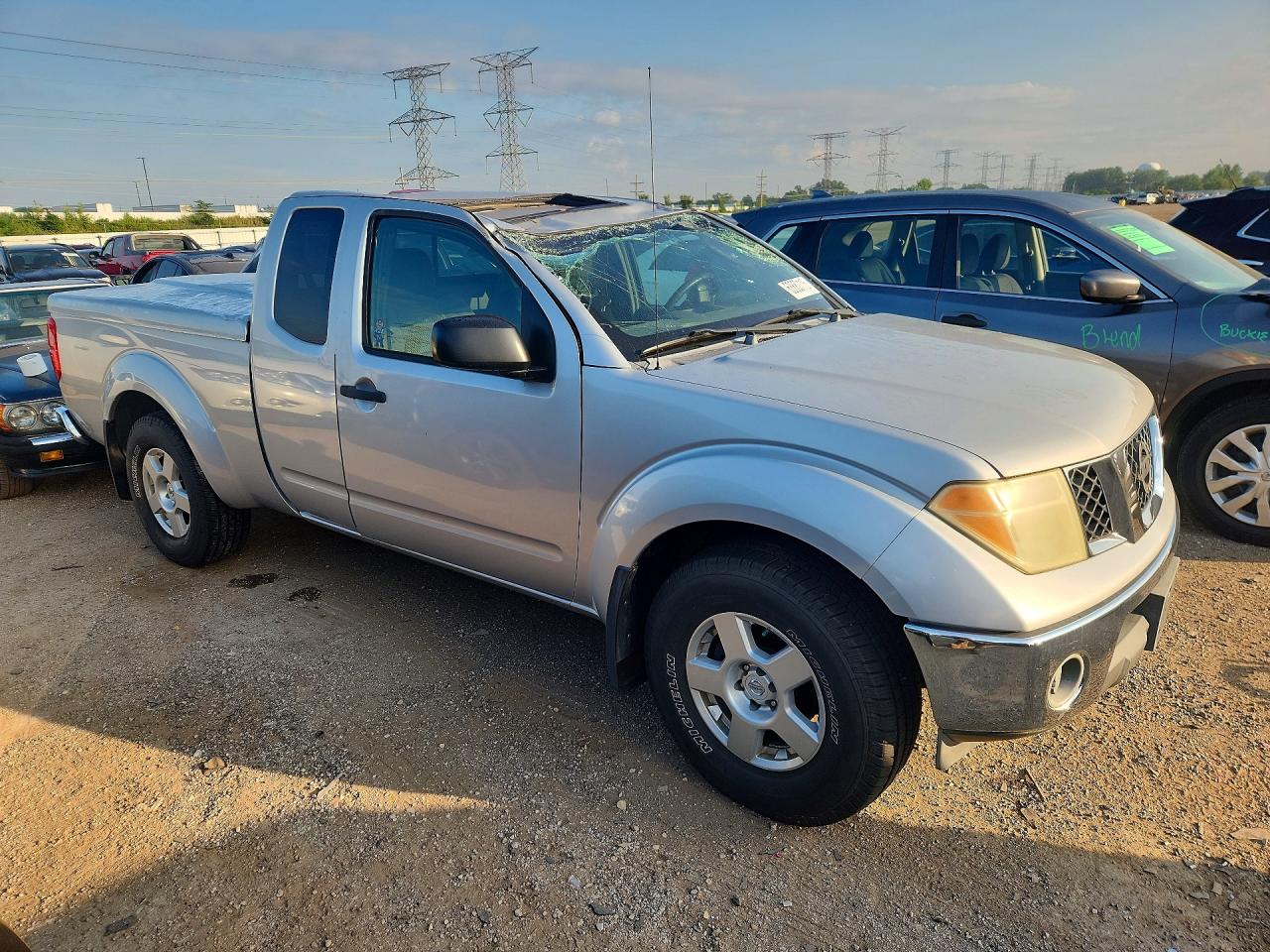 2008 Nissan Frontier Se V6 Silver vin: 1N6AD06U48C447795