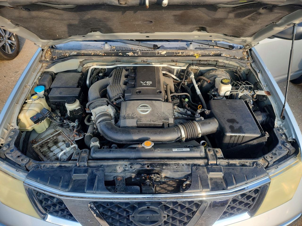 2008 Nissan Frontier Se V6 Silver vin: 1N6AD06U48C447795