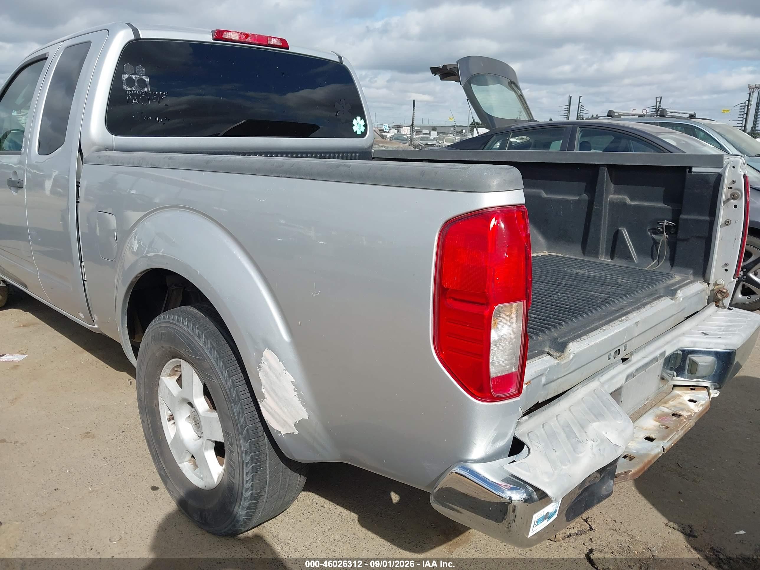 2006 Nissan Frontier Se Silver vin: 1N6AD06U56C412258