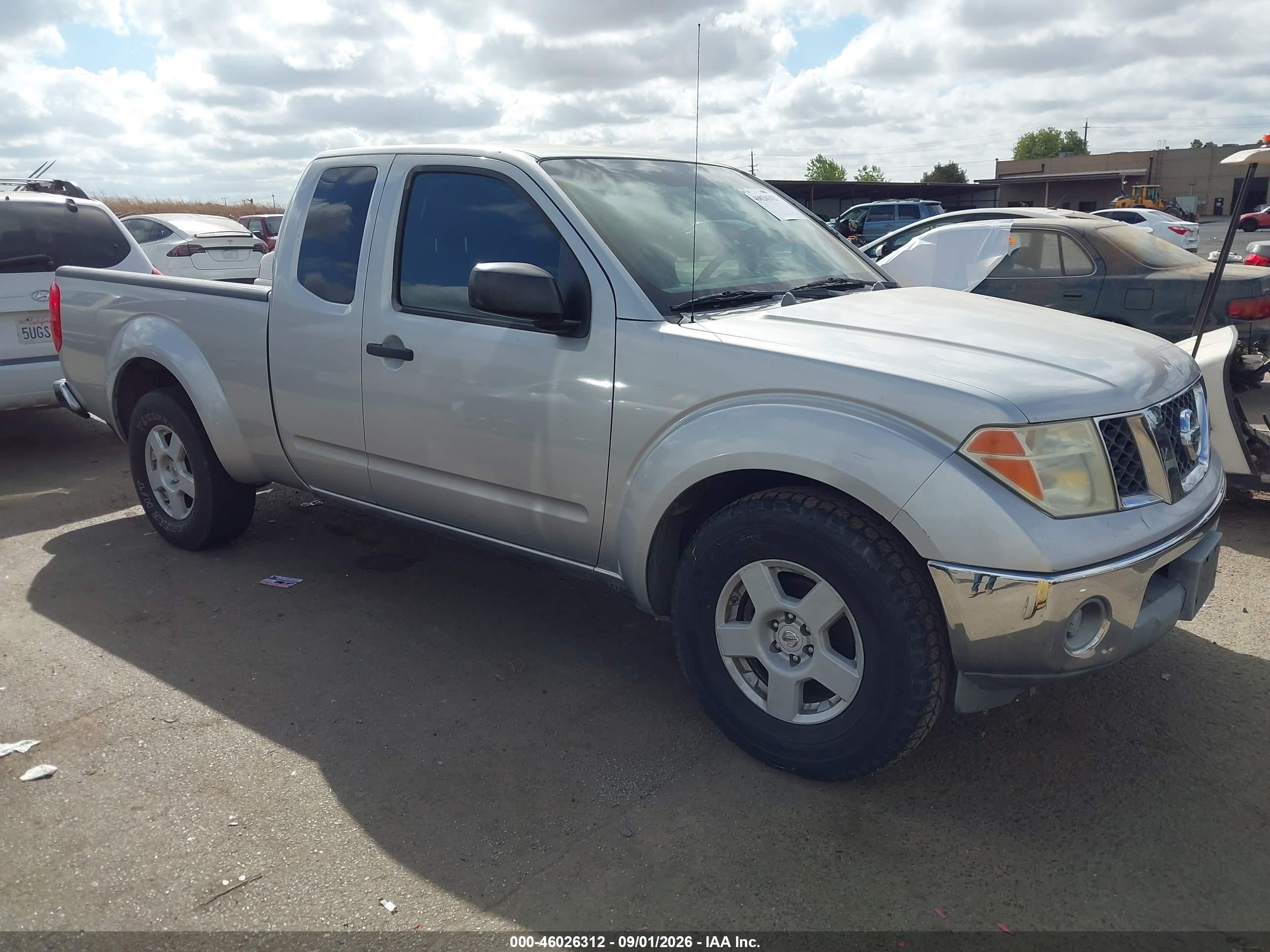 2006 Nissan Frontier Se Silver vin: 1N6AD06U56C412258