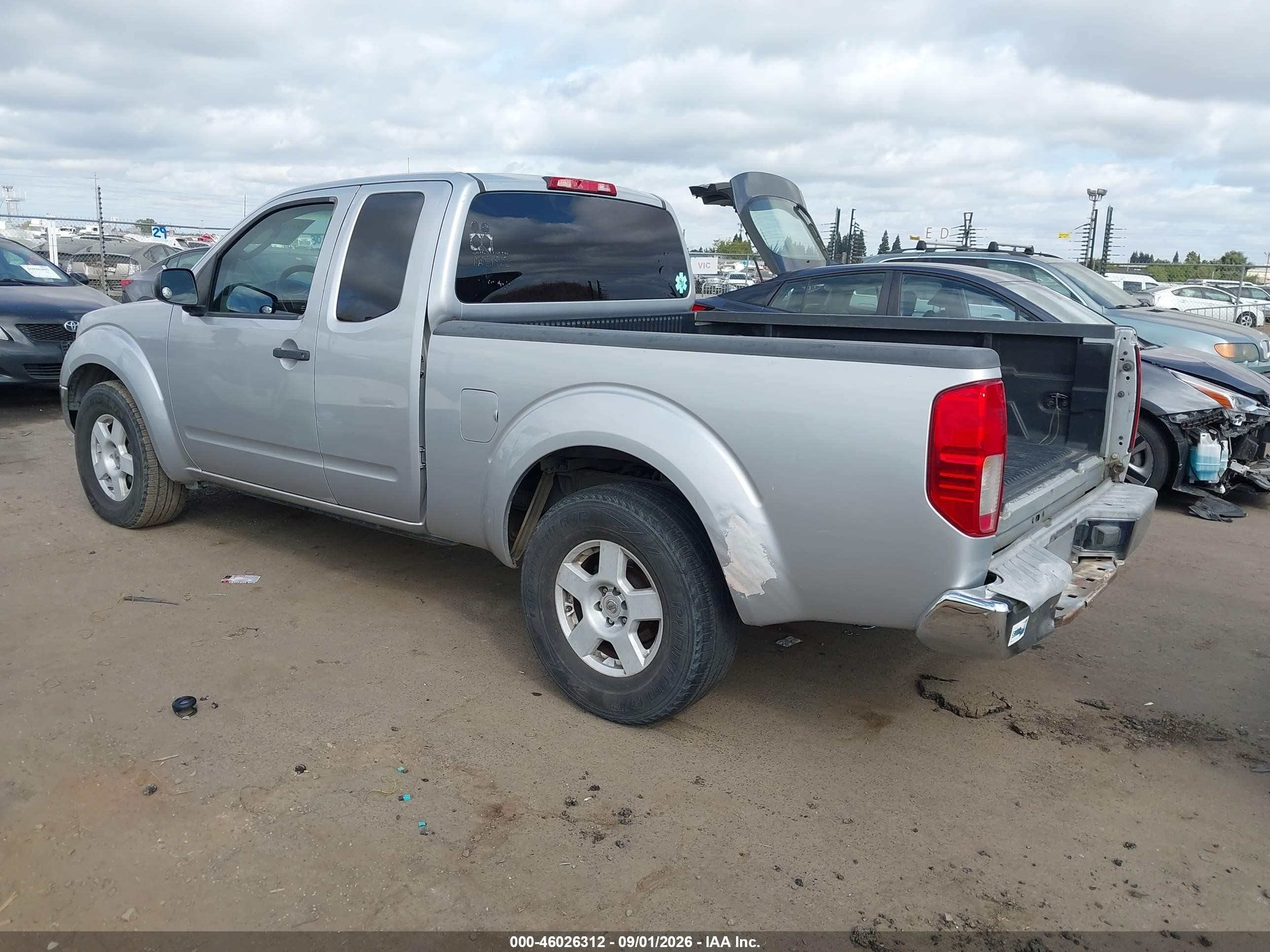 2006 Nissan Frontier Se Silver vin: 1N6AD06U56C412258