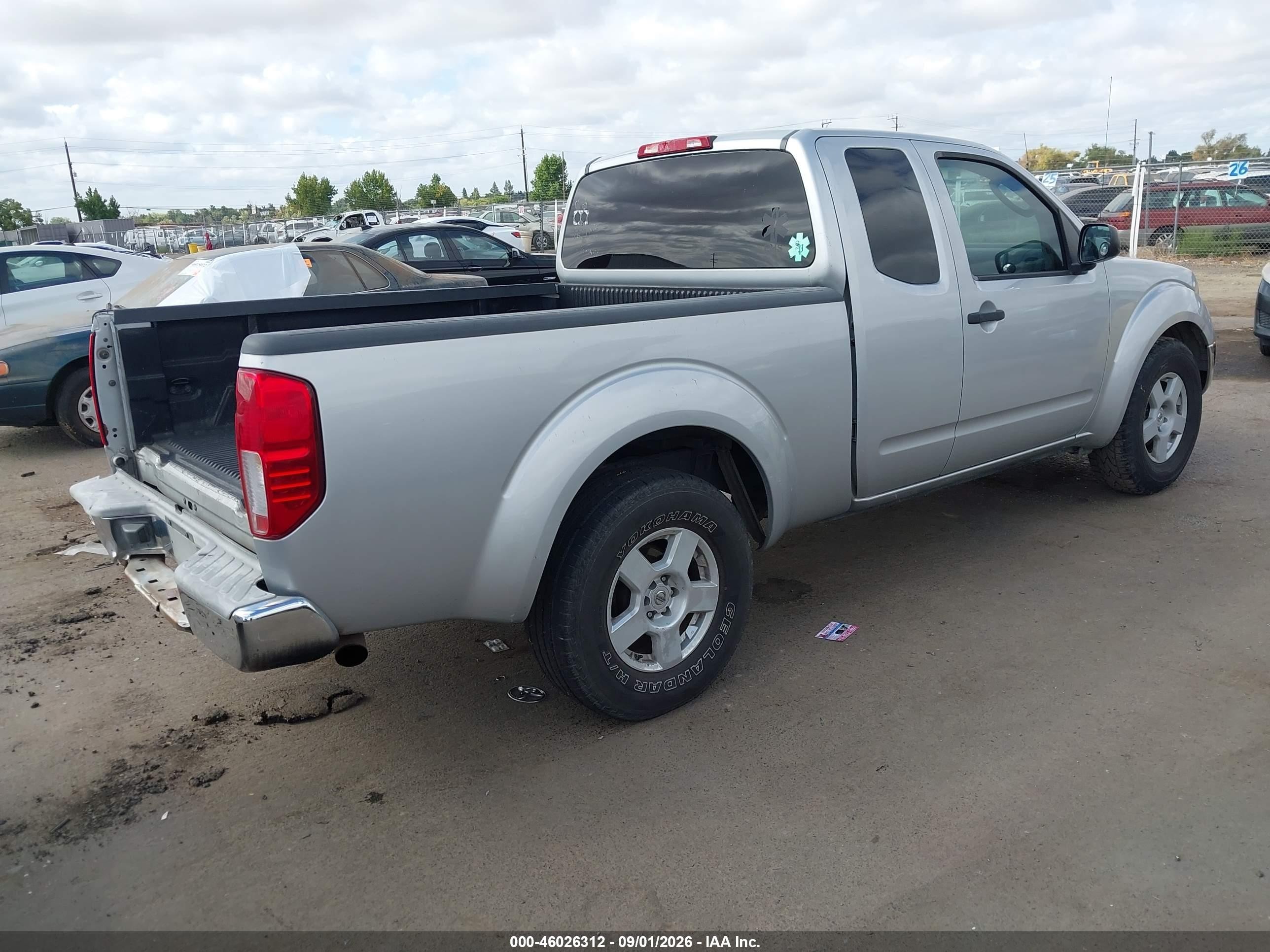 2006 Nissan Frontier Se Silver vin: 1N6AD06U56C412258