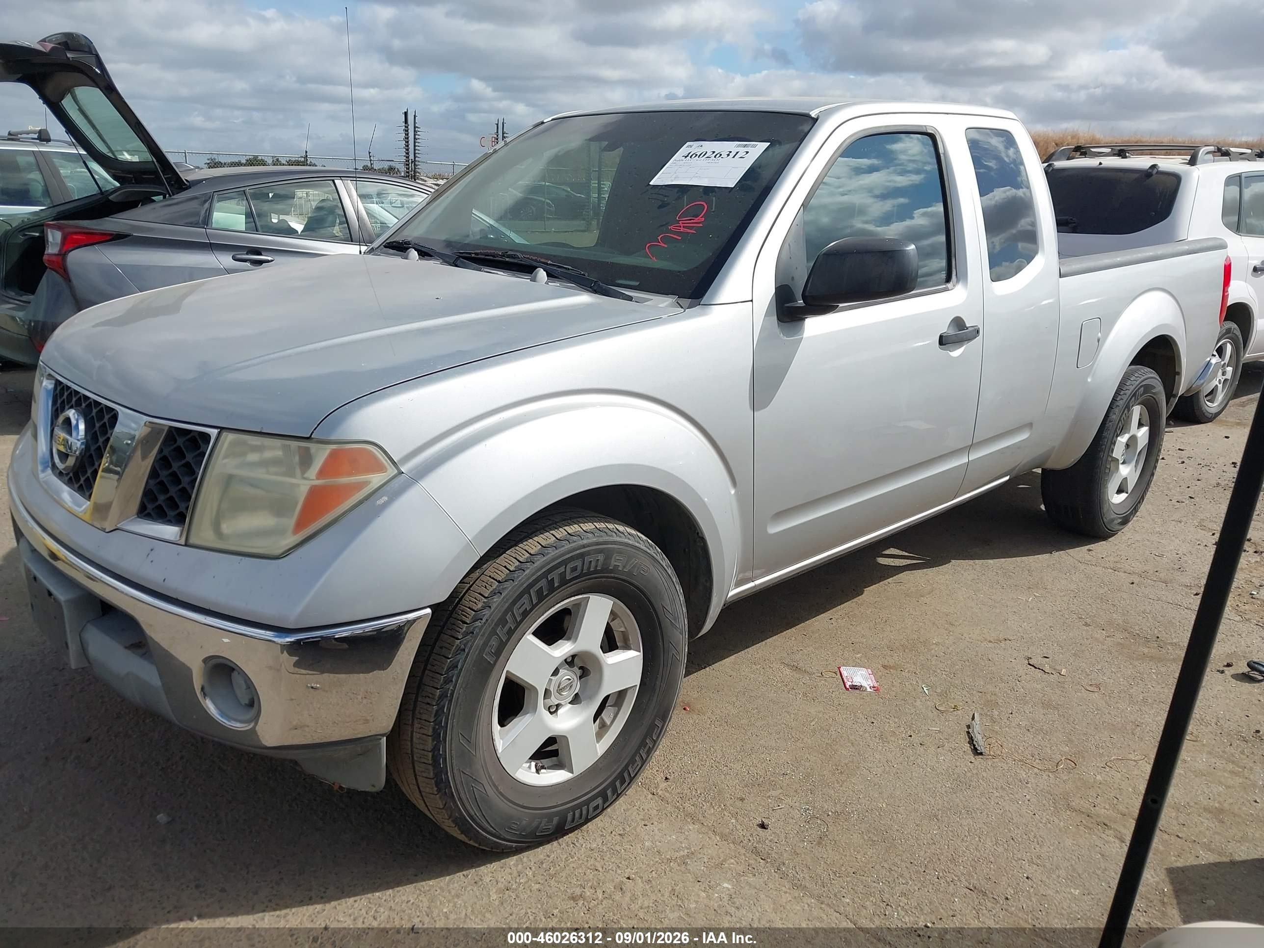 2006 Nissan Frontier Se Silver vin: 1N6AD06U56C412258