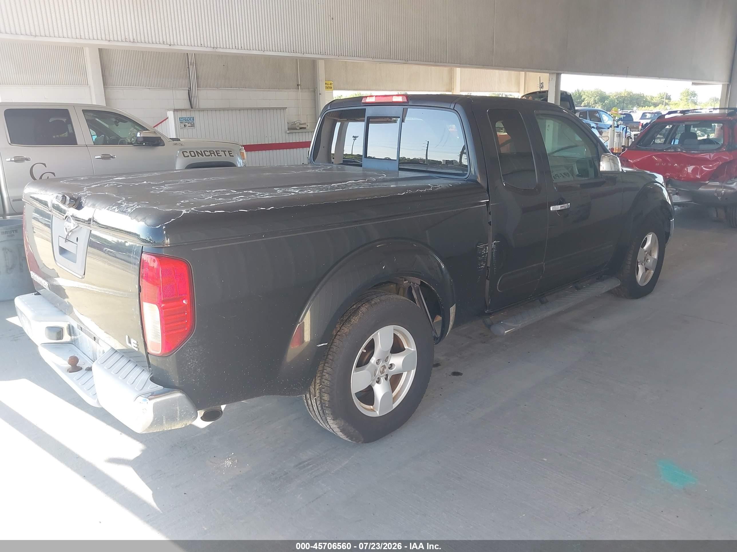 2006 Nissan Frontier Le Black vin: 1N6AD06U56C444692