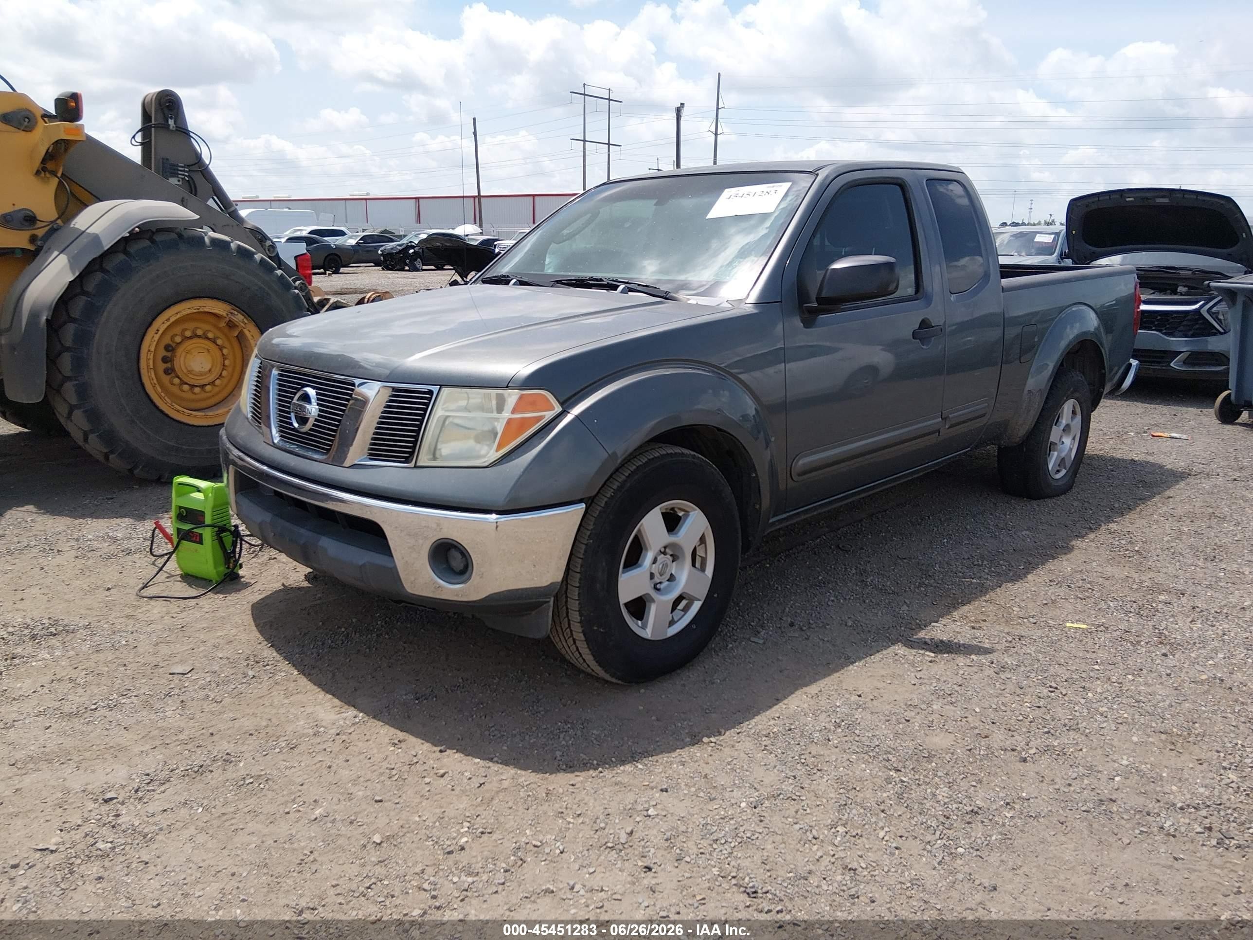 2007 Nissan Frontier Se Gray vin: 1N6AD06U57C427098