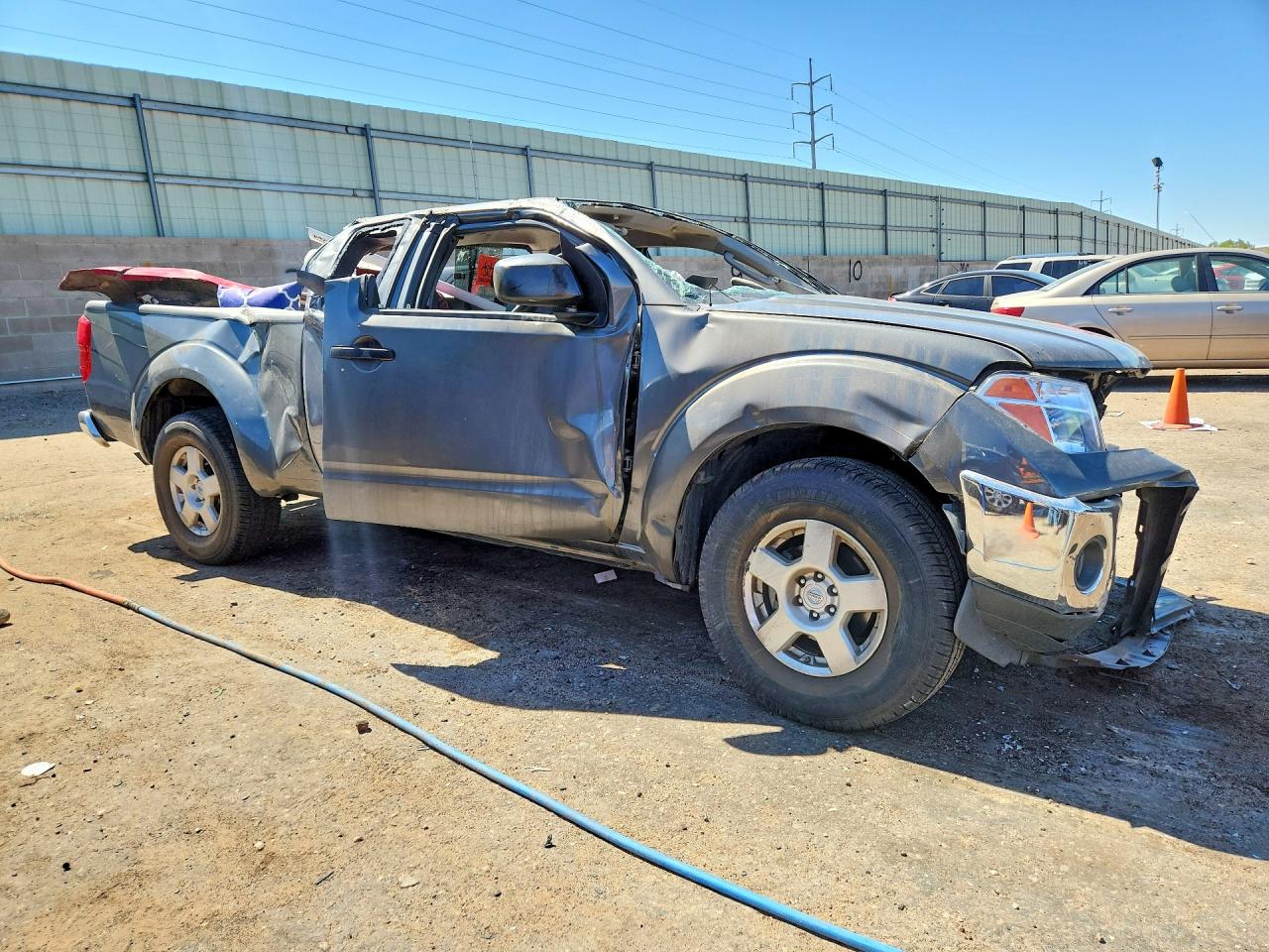 2007 Nissan Frontier Se Gray vin: 1N6AD06U57C466693