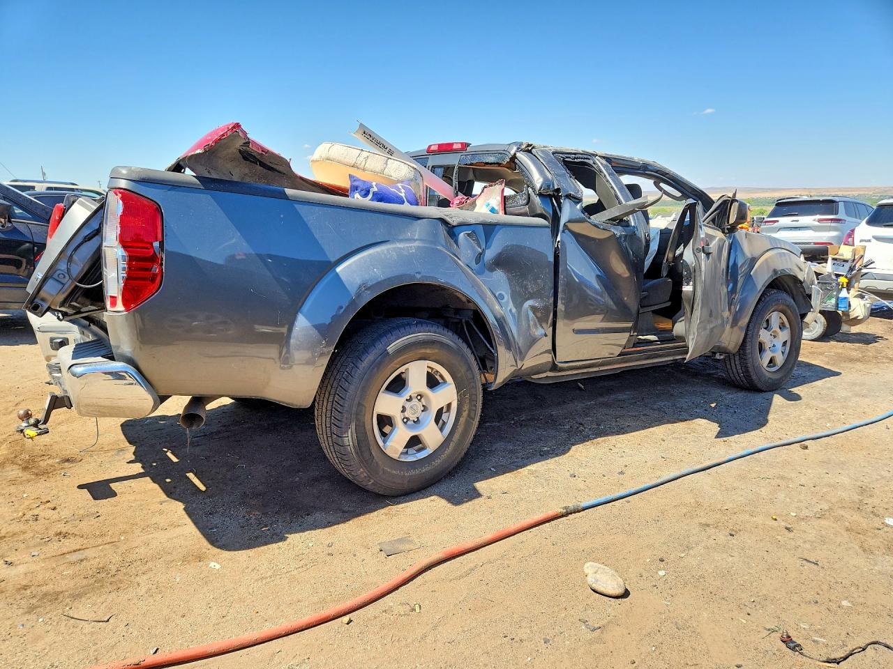 2007 Nissan Frontier Se Gray vin: 1N6AD06U57C466693