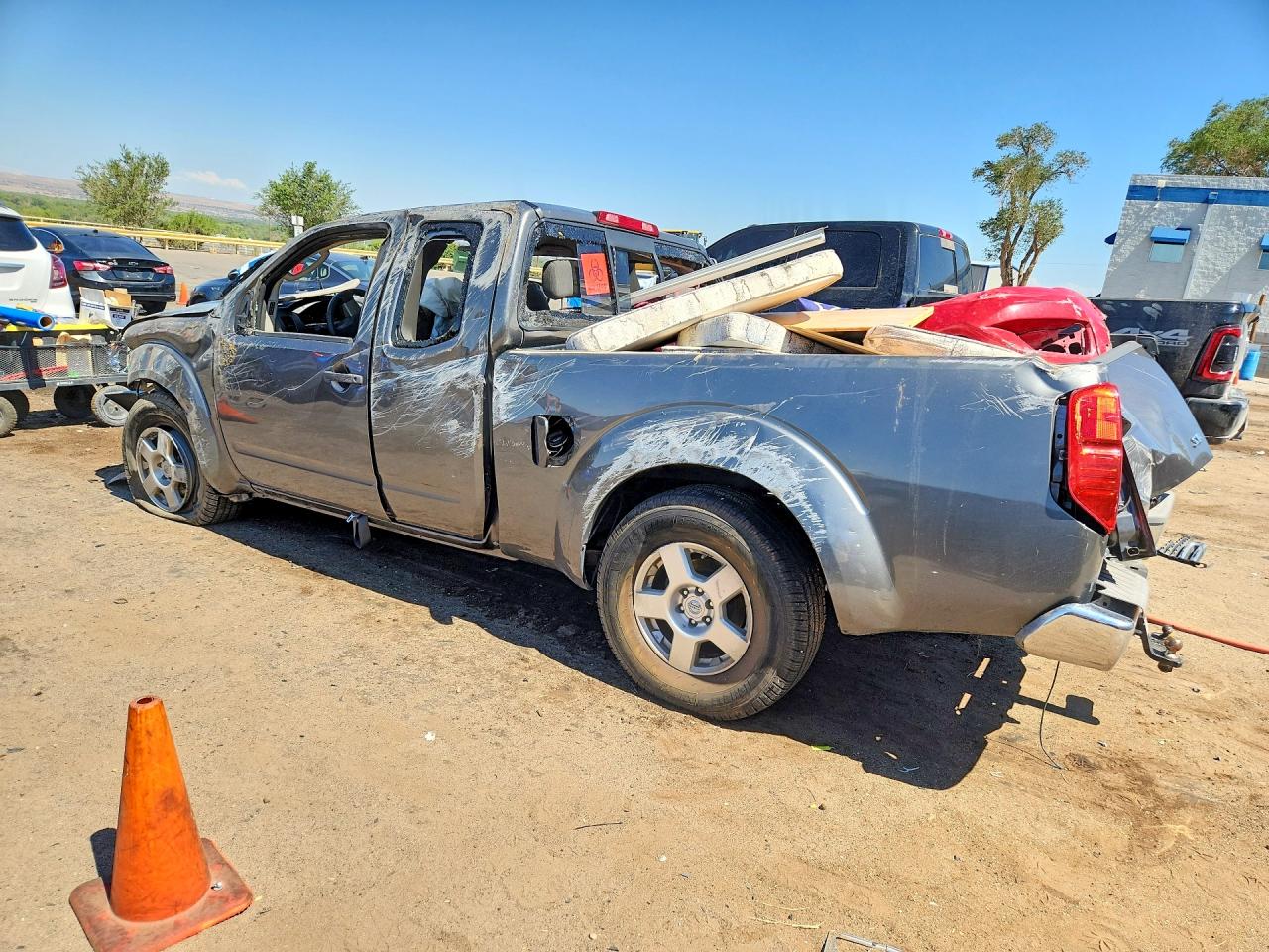 2007 Nissan Frontier Se Gray vin: 1N6AD06U57C466693