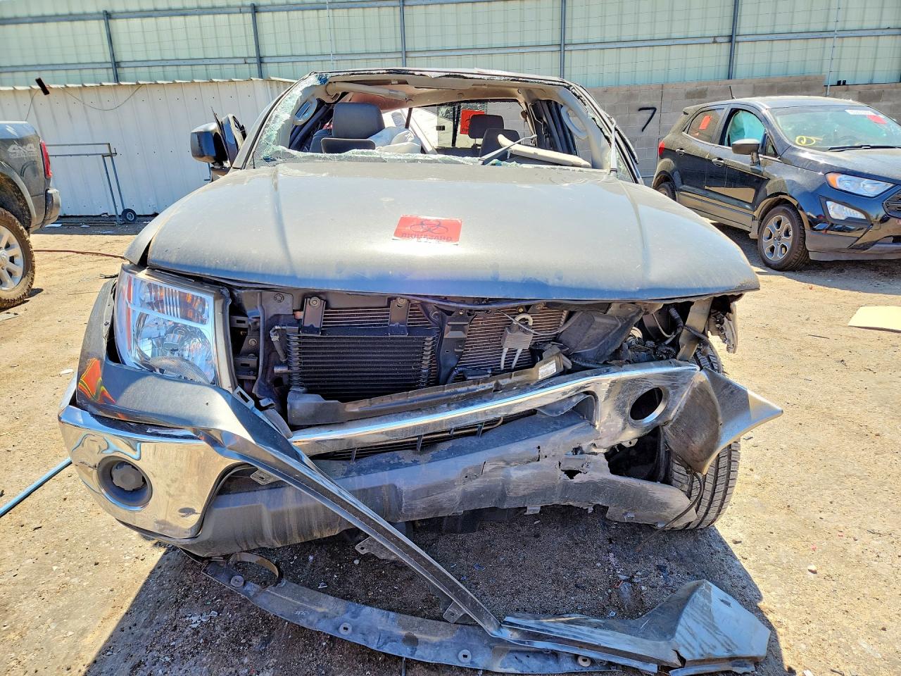 2007 Nissan Frontier Se Gray vin: 1N6AD06U57C466693