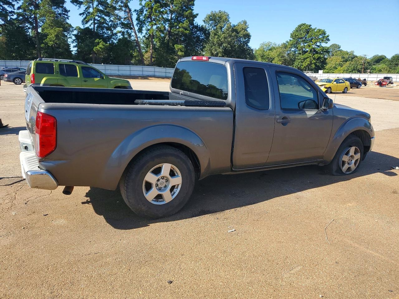 2008 Nissan Frontier Se V6 Gray vin: 1N6AD06U58C409735