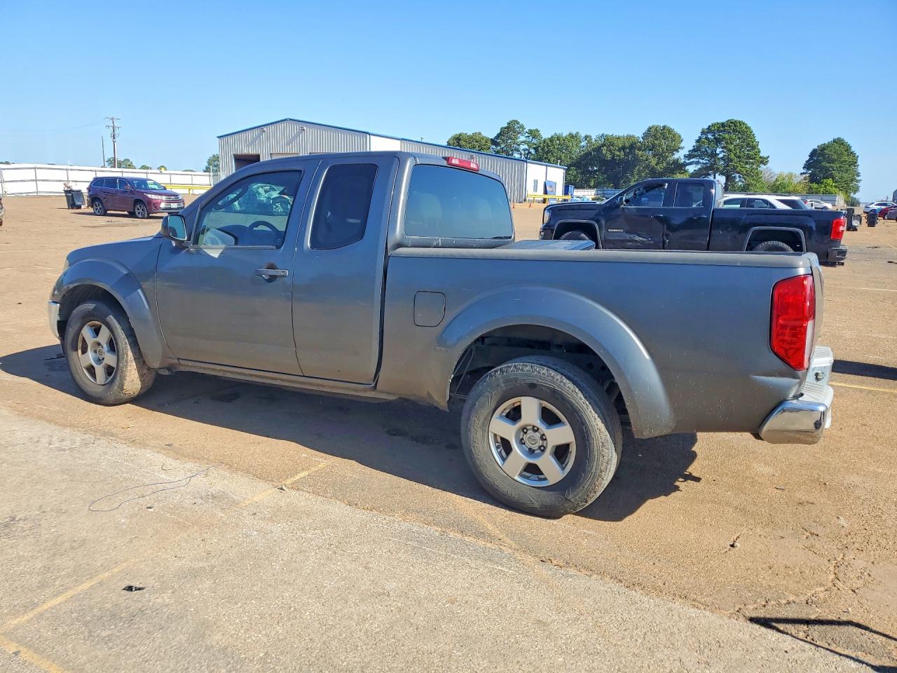 2008 Nissan Frontier Se V6 Gray vin: 1N6AD06U58C409735