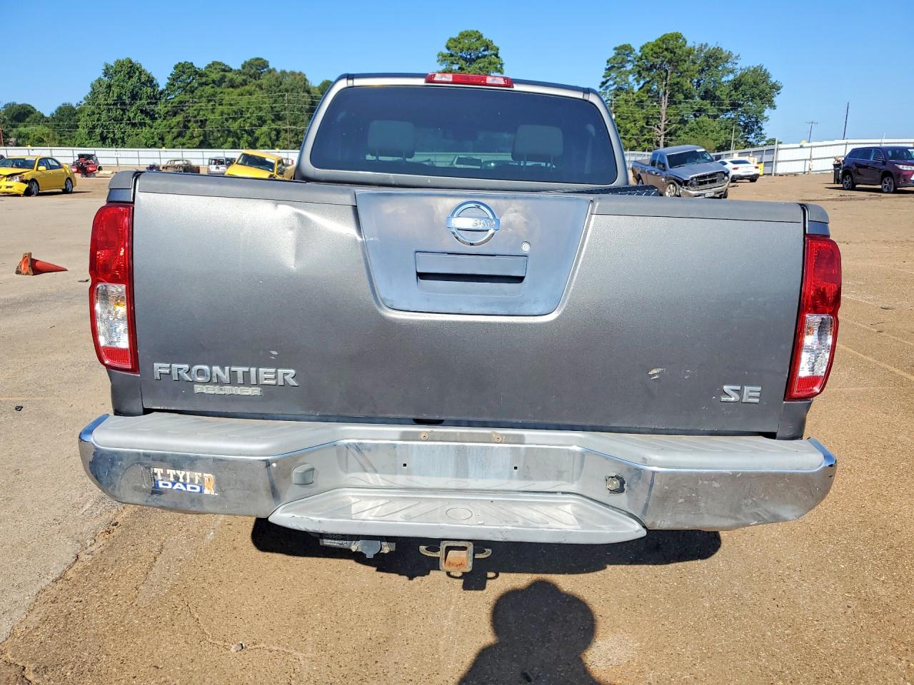 2008 Nissan Frontier Se V6 Gray vin: 1N6AD06U58C409735