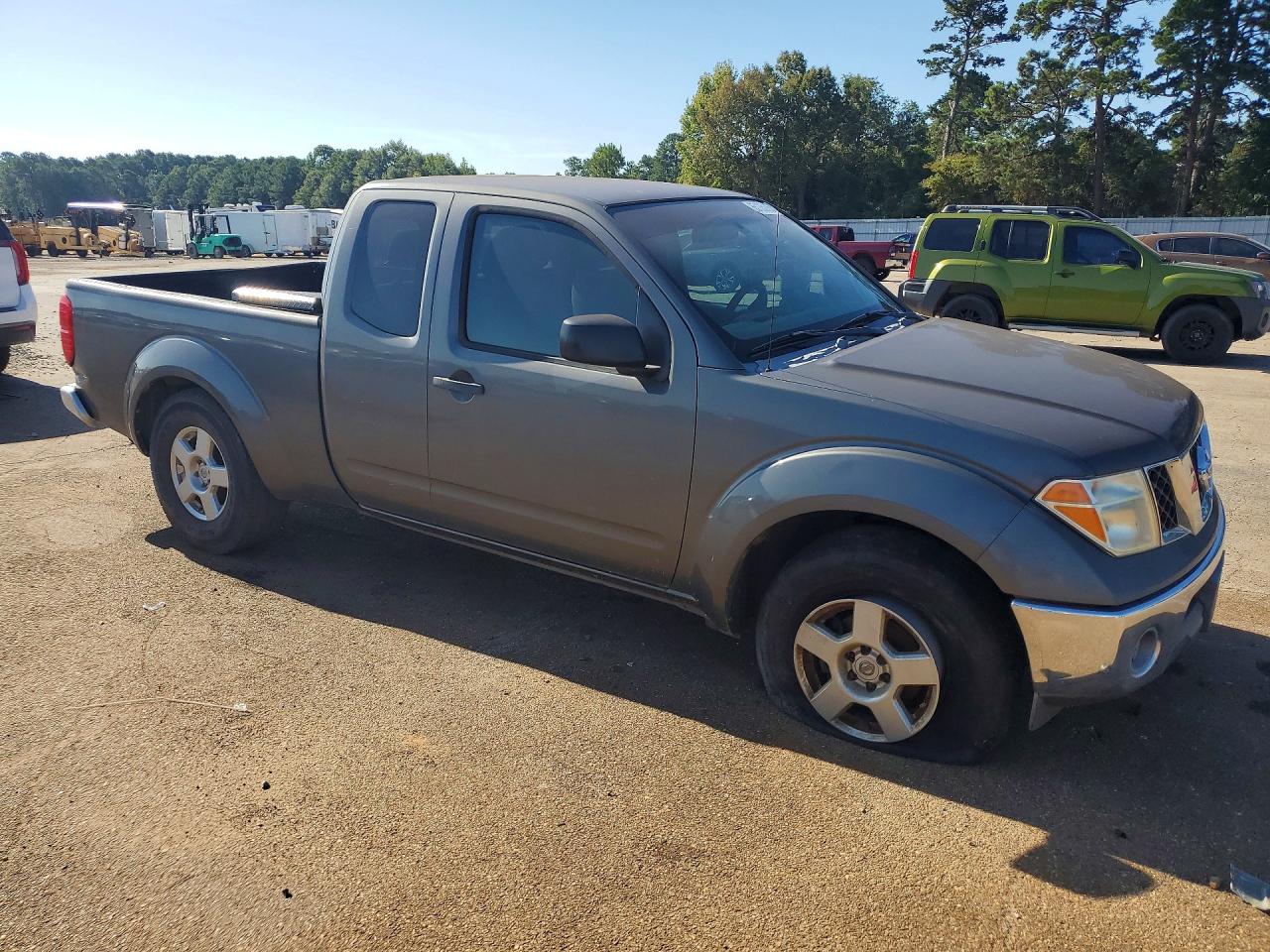 2008 Nissan Frontier Se V6 Gray vin: 1N6AD06U58C409735