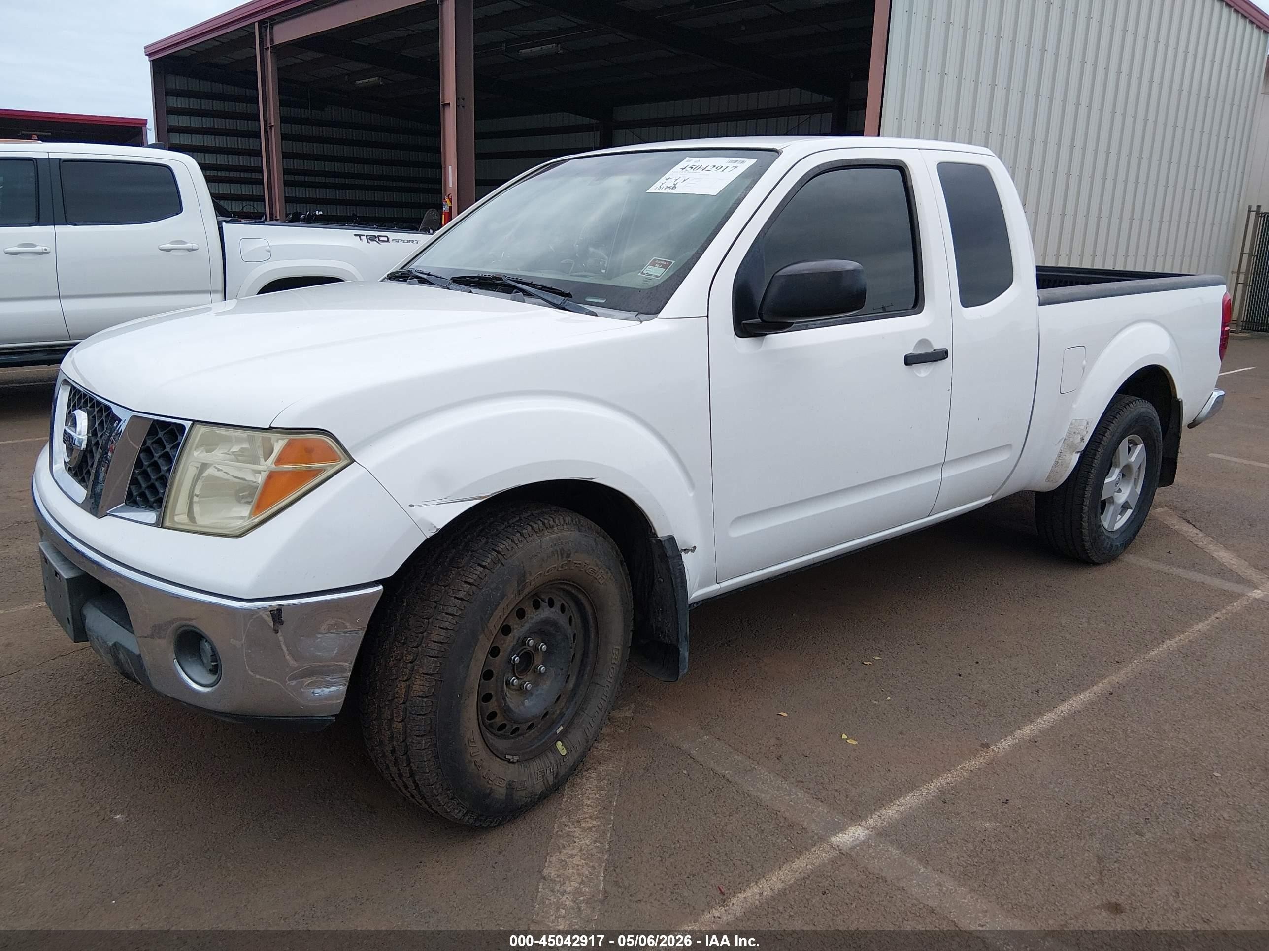 2008 Nissan Frontier Se White vin: 1N6AD06U68C403863