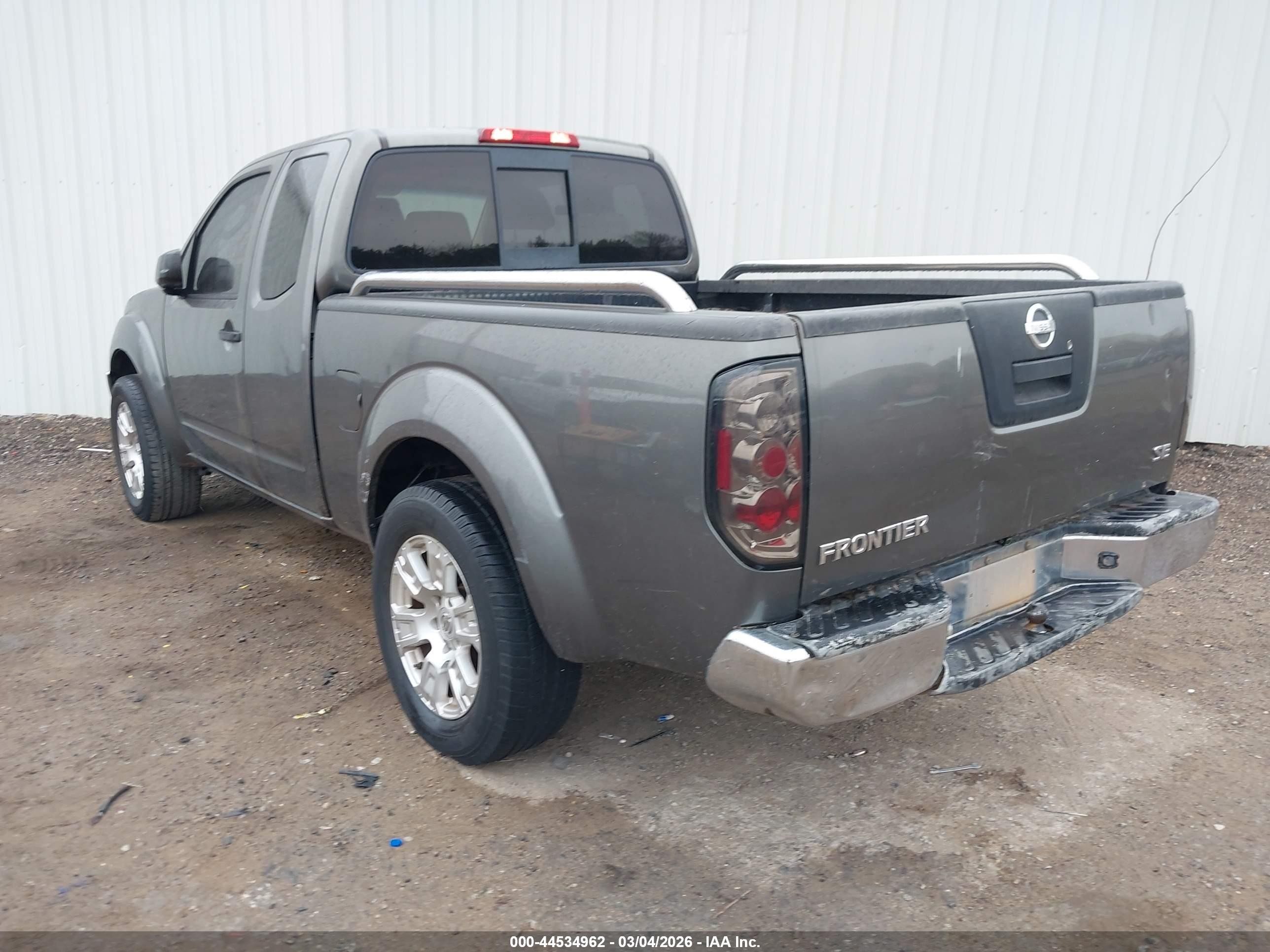 2008 Nissan Frontier Se Gray vin: 1N6AD06U68C418671