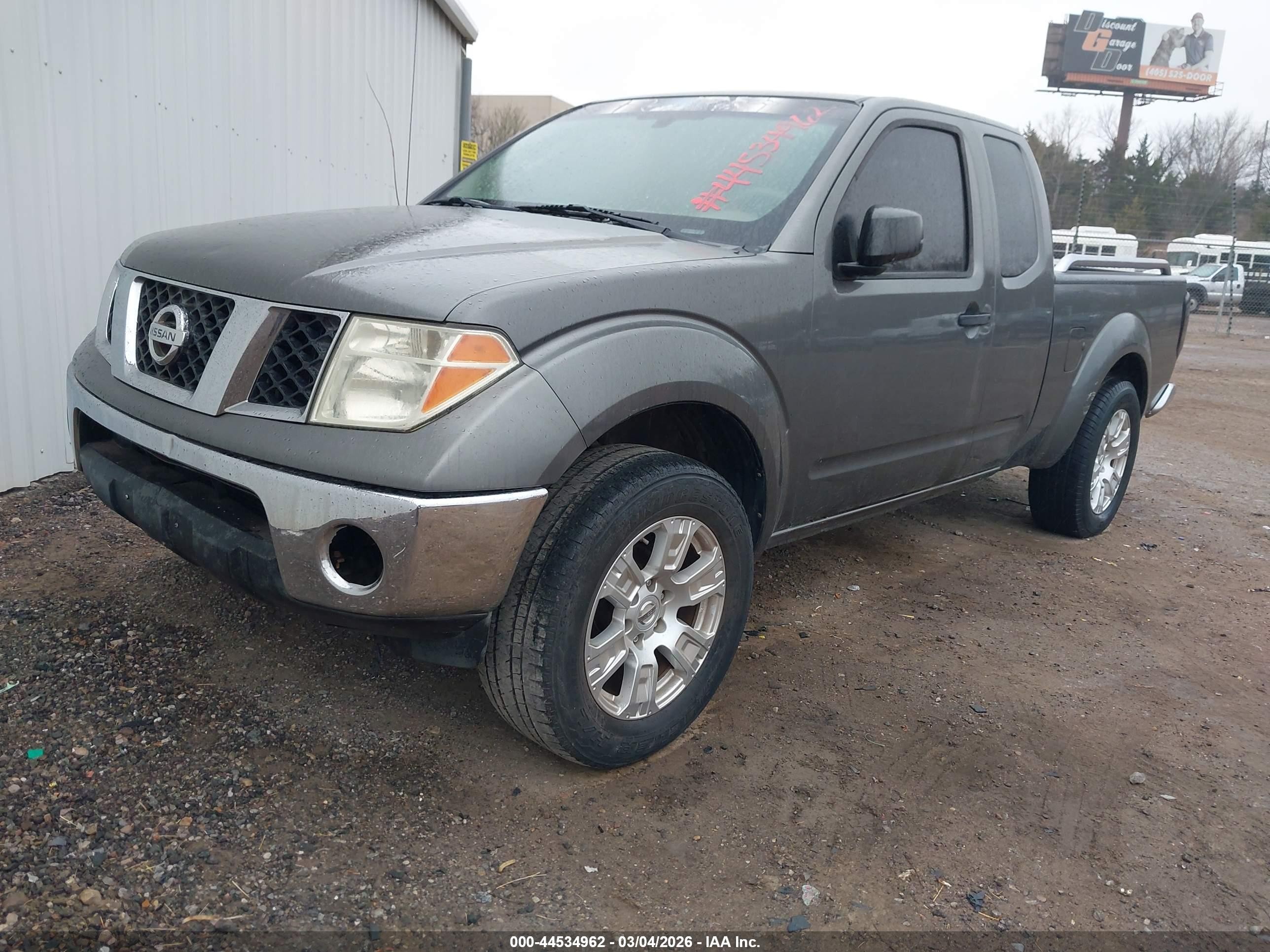 2008 Nissan Frontier Se Gray vin: 1N6AD06U68C418671