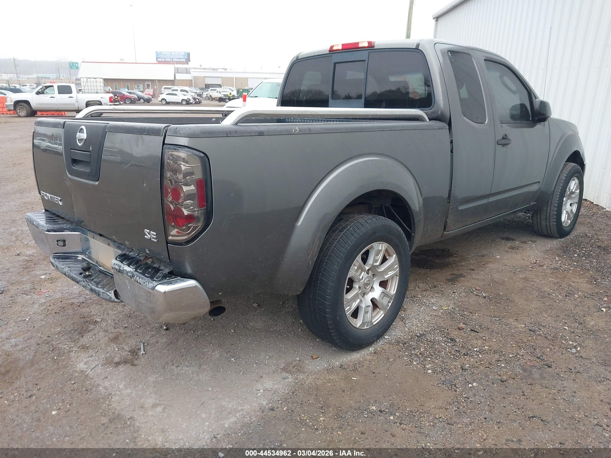2008 Nissan Frontier Se Gray vin: 1N6AD06U68C418671