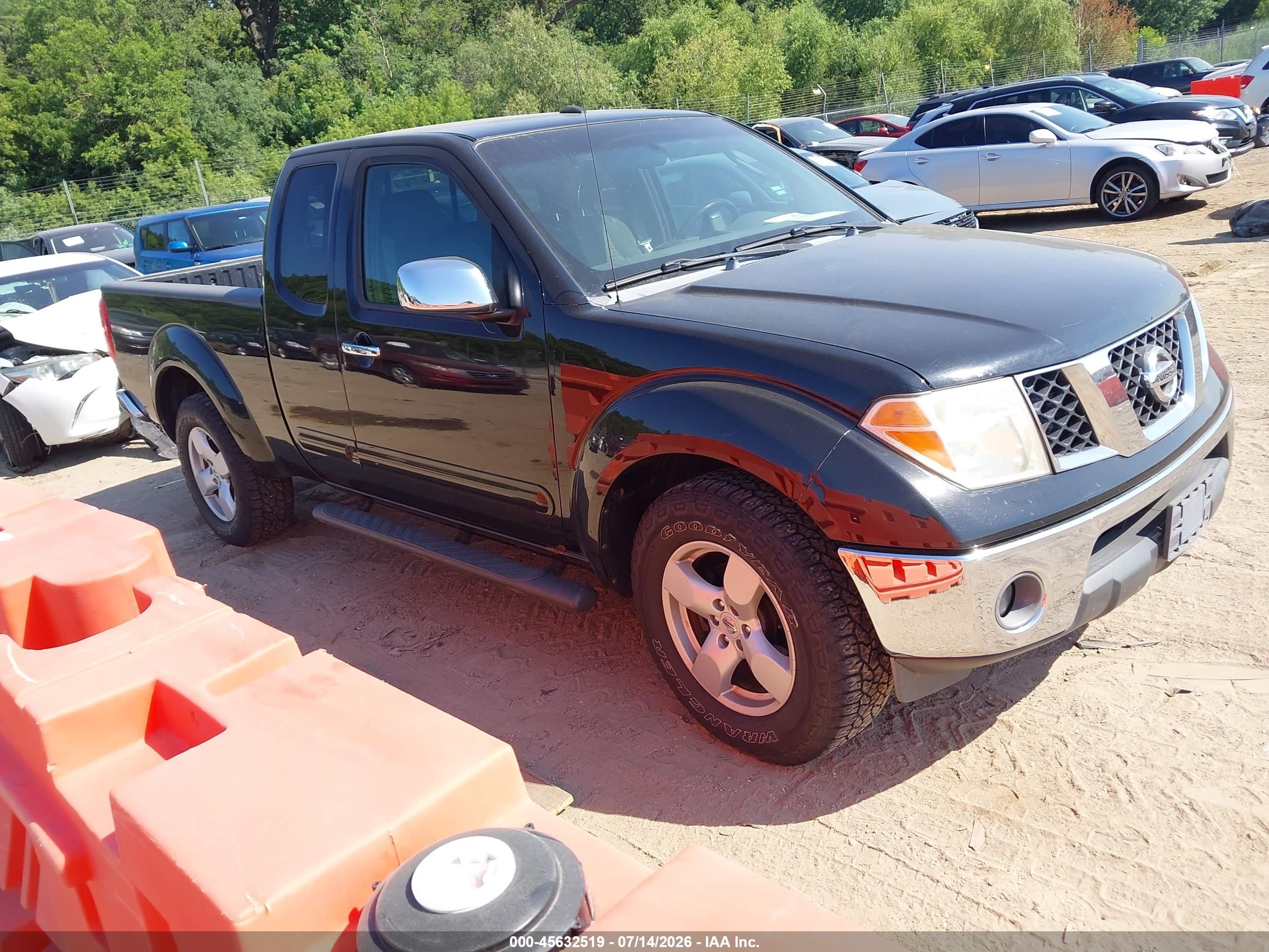 2008 Nissan Frontier Le Black vin: 1N6AD06U68C422977