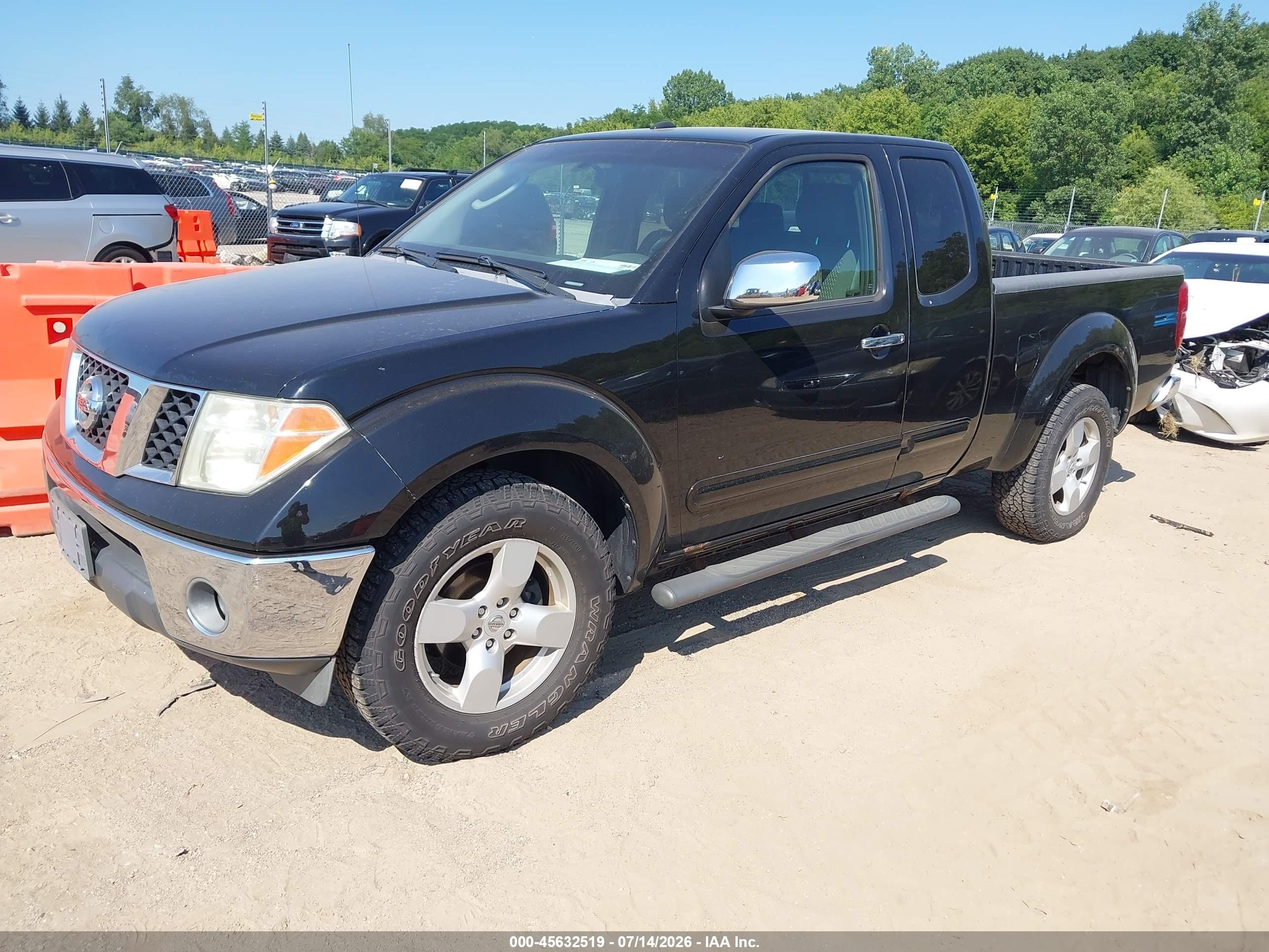 2008 Nissan Frontier Le Black vin: 1N6AD06U68C422977