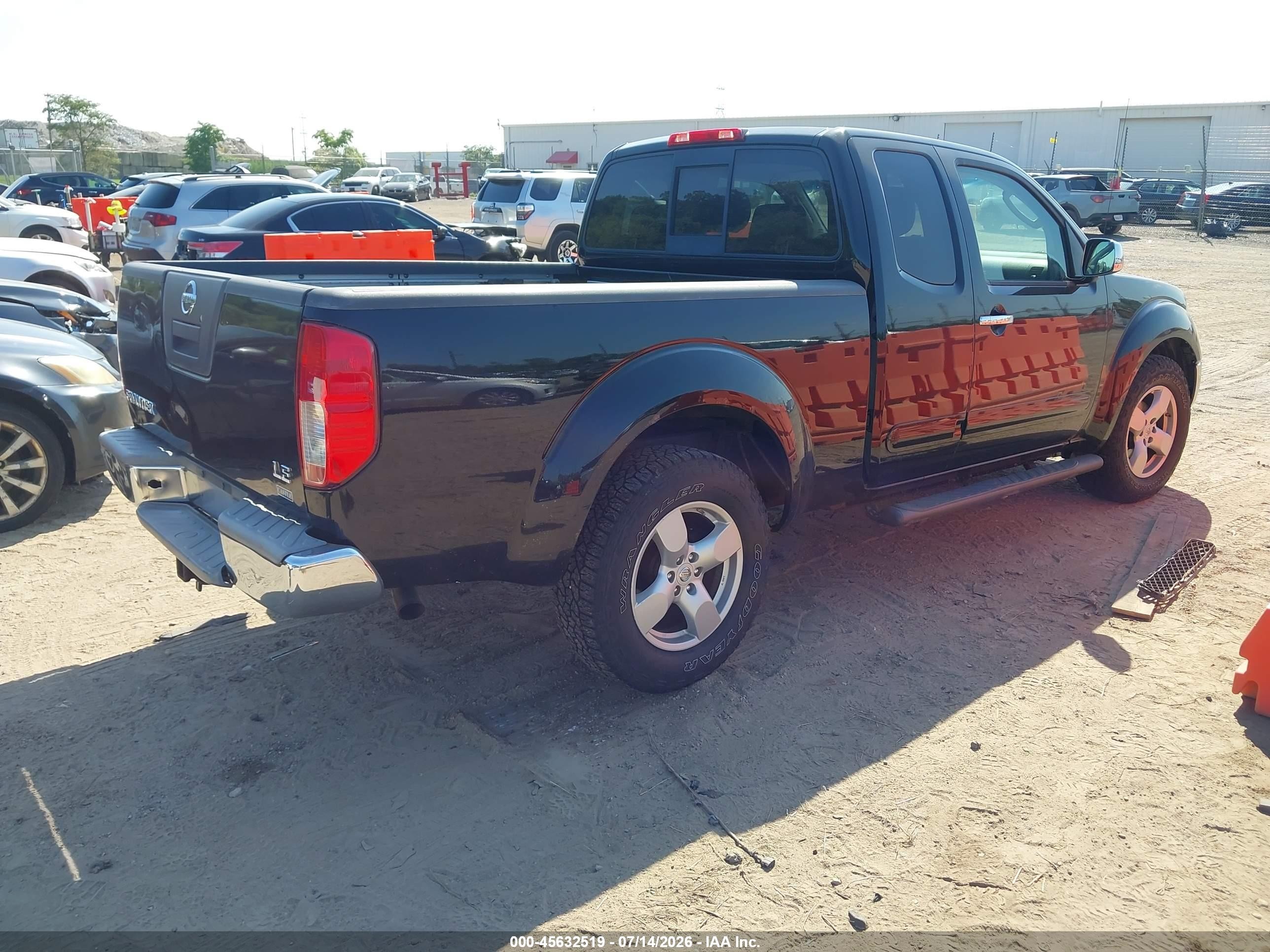 2008 Nissan Frontier Le Black vin: 1N6AD06U68C422977