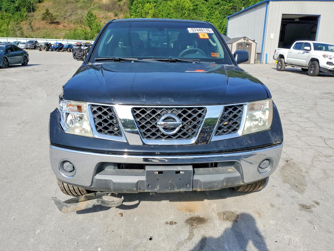2008 Nissan Frontier Se V6 Black vin: 1N6AD06U68C437737