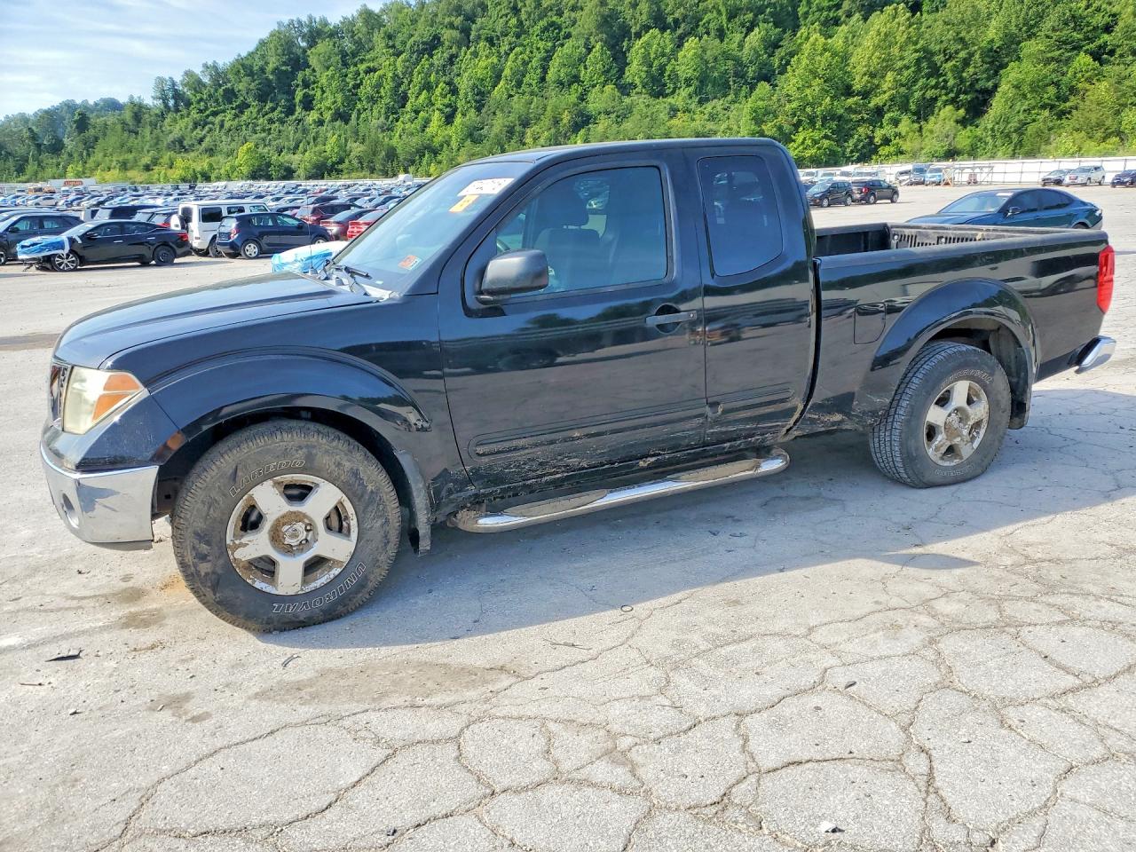 2008 Nissan Frontier Se V6 Black vin: 1N6AD06U68C437737