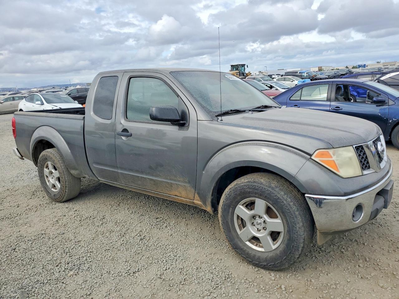 2008 Nissan Frontier Se V6 Gray vin: 1N6AD06U68C442775
