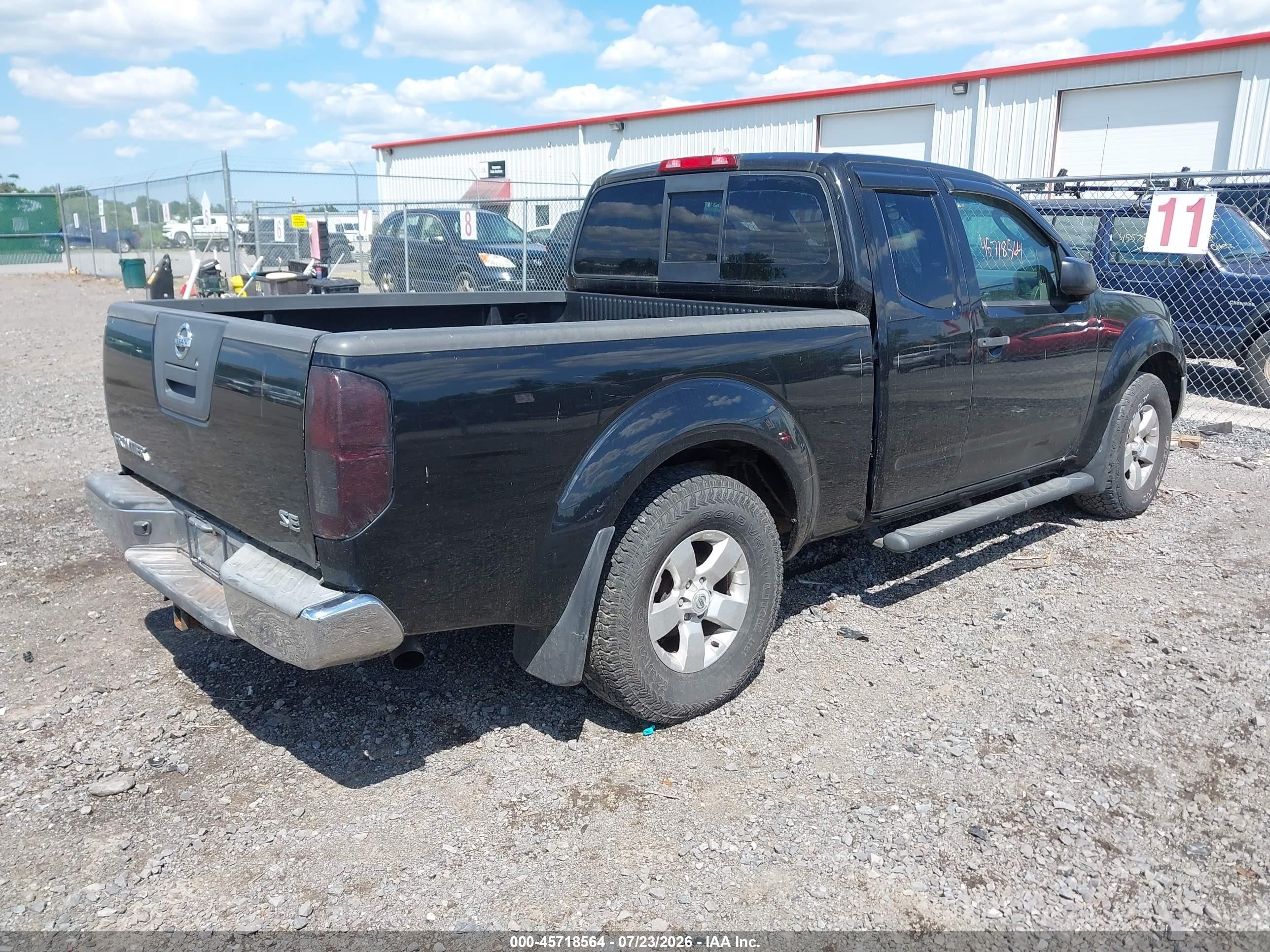 2007 Nissan Frontier Se Black vin: 1N6AD06U77C434103