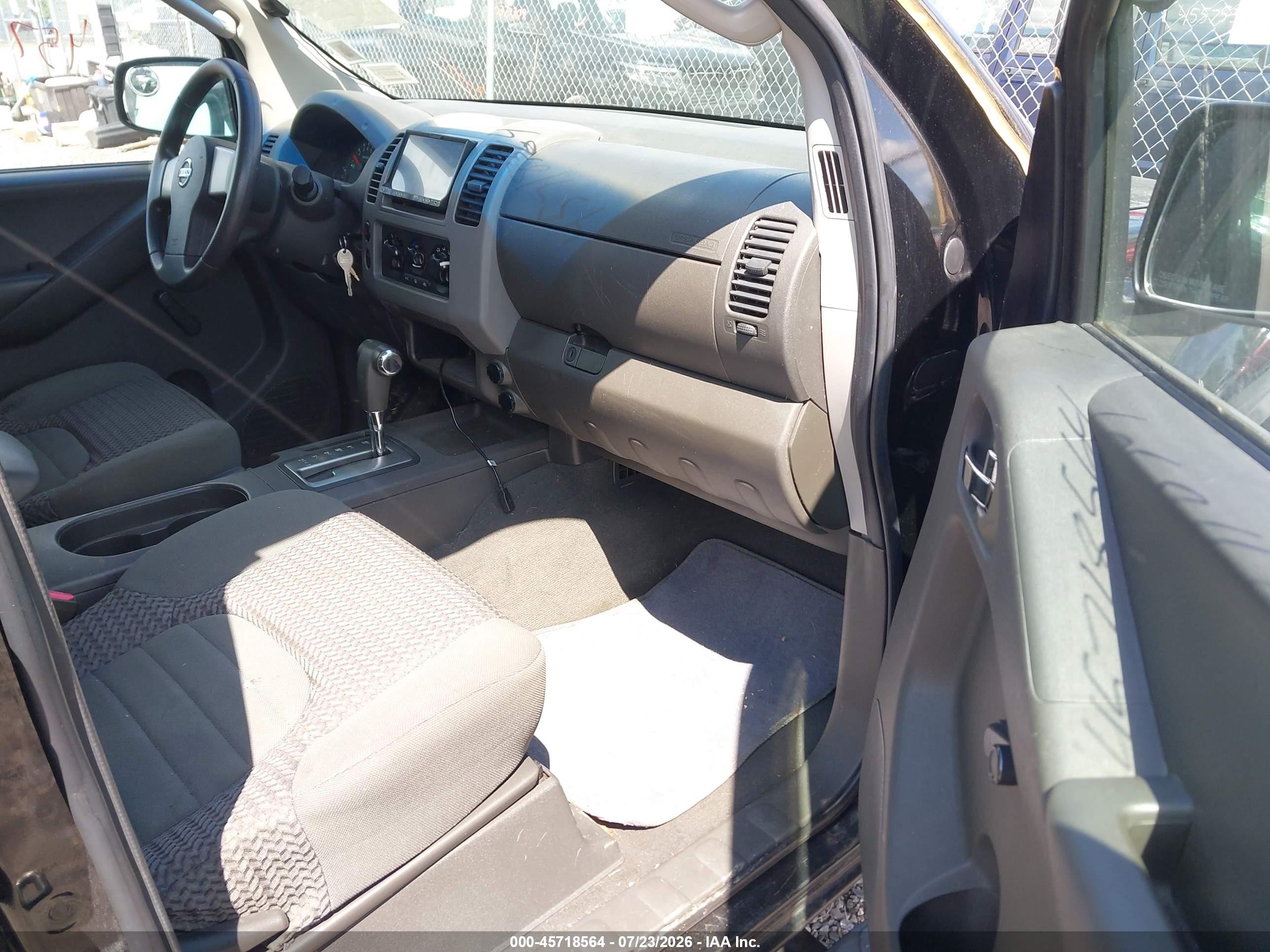 2007 Nissan Frontier Se Black vin: 1N6AD06U77C434103