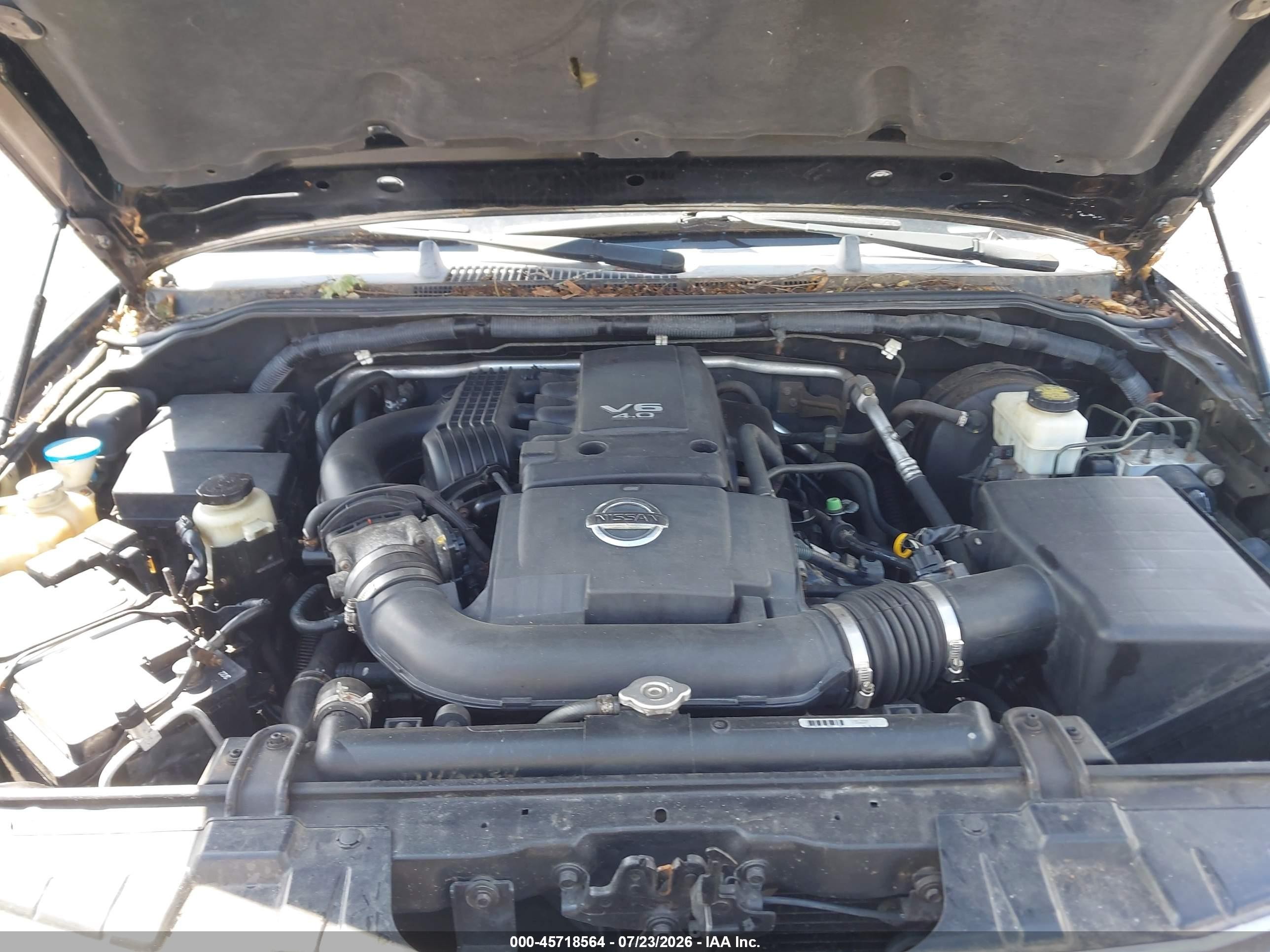 2007 Nissan Frontier Se Black vin: 1N6AD06U77C434103