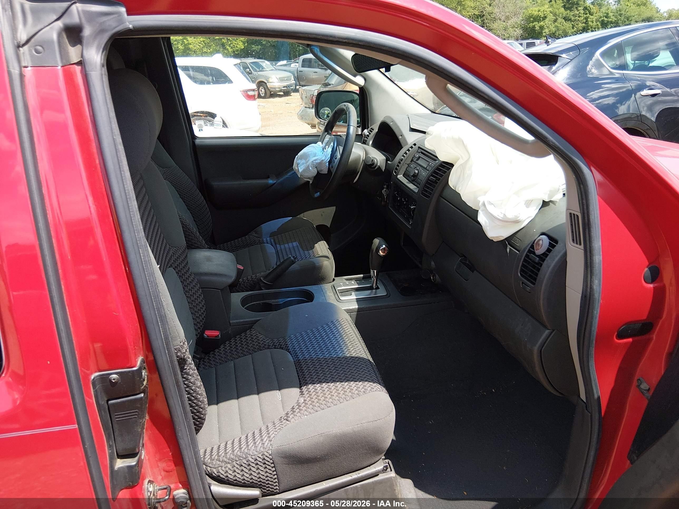 2008 Nissan Frontier Se Red vin: 1N6AD06U78C401832