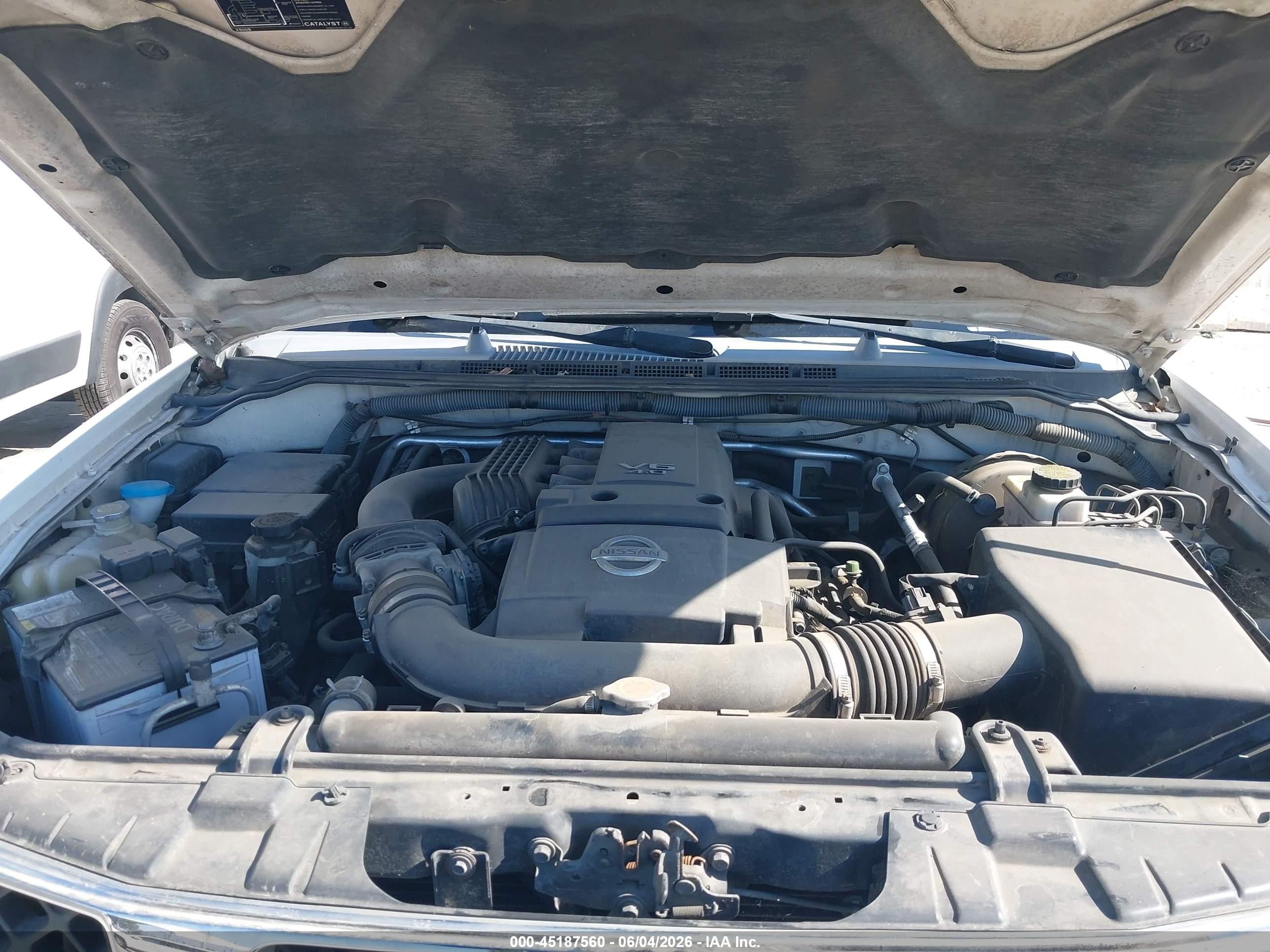 2008 Nissan Frontier Se Белый vin: 1N6AD06U78C426116